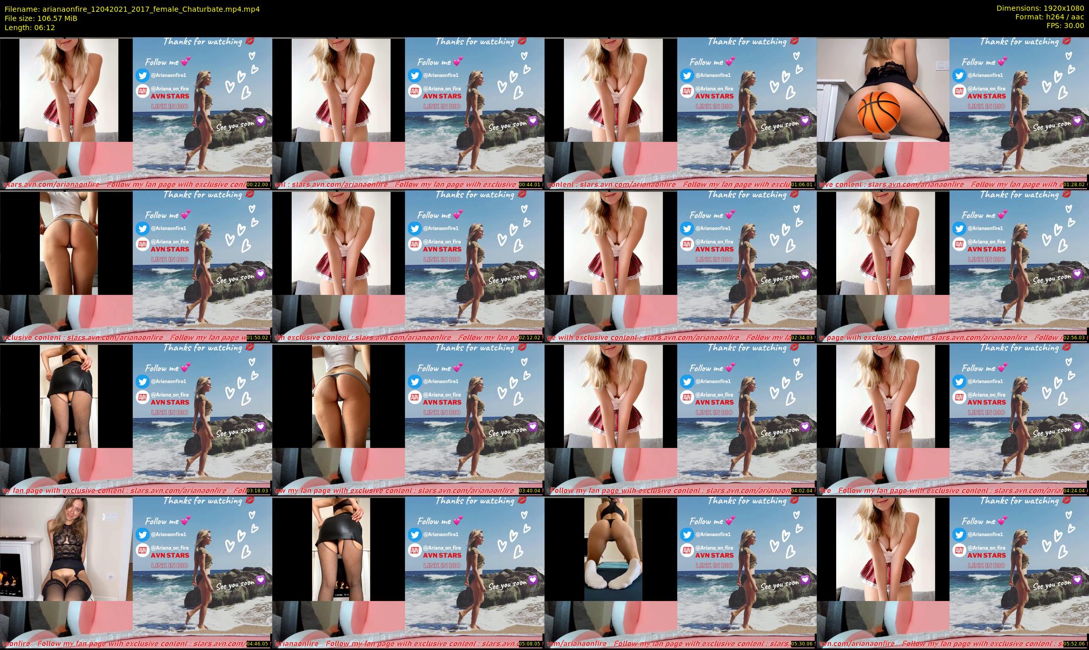 arianaonfire — 7 minute Chaturbate couple cam show recording, 1080p, Apr 12, 2021