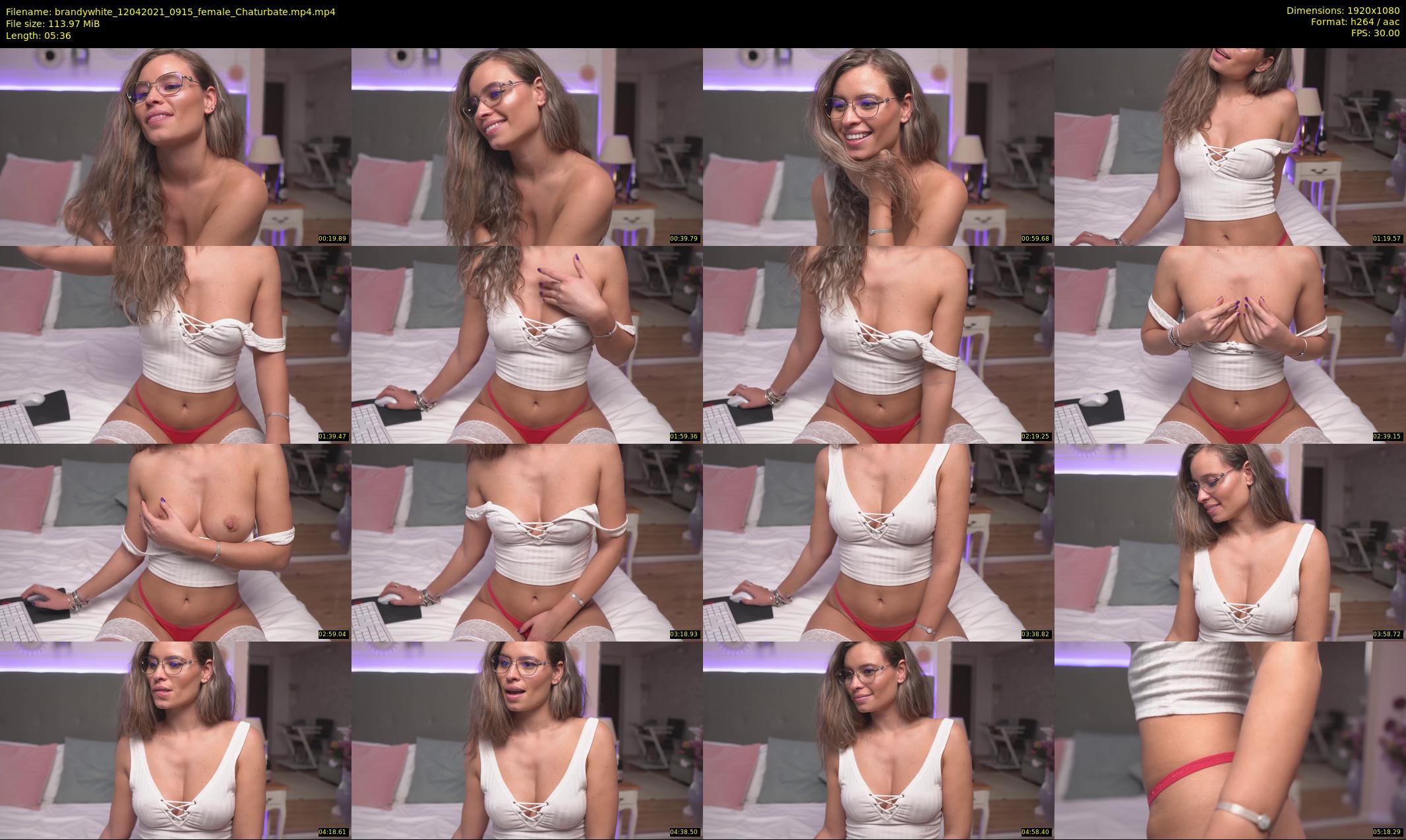 brandywhite — 6 minute Chaturbate female cam show recording, 1080p, Apr 12, 2021