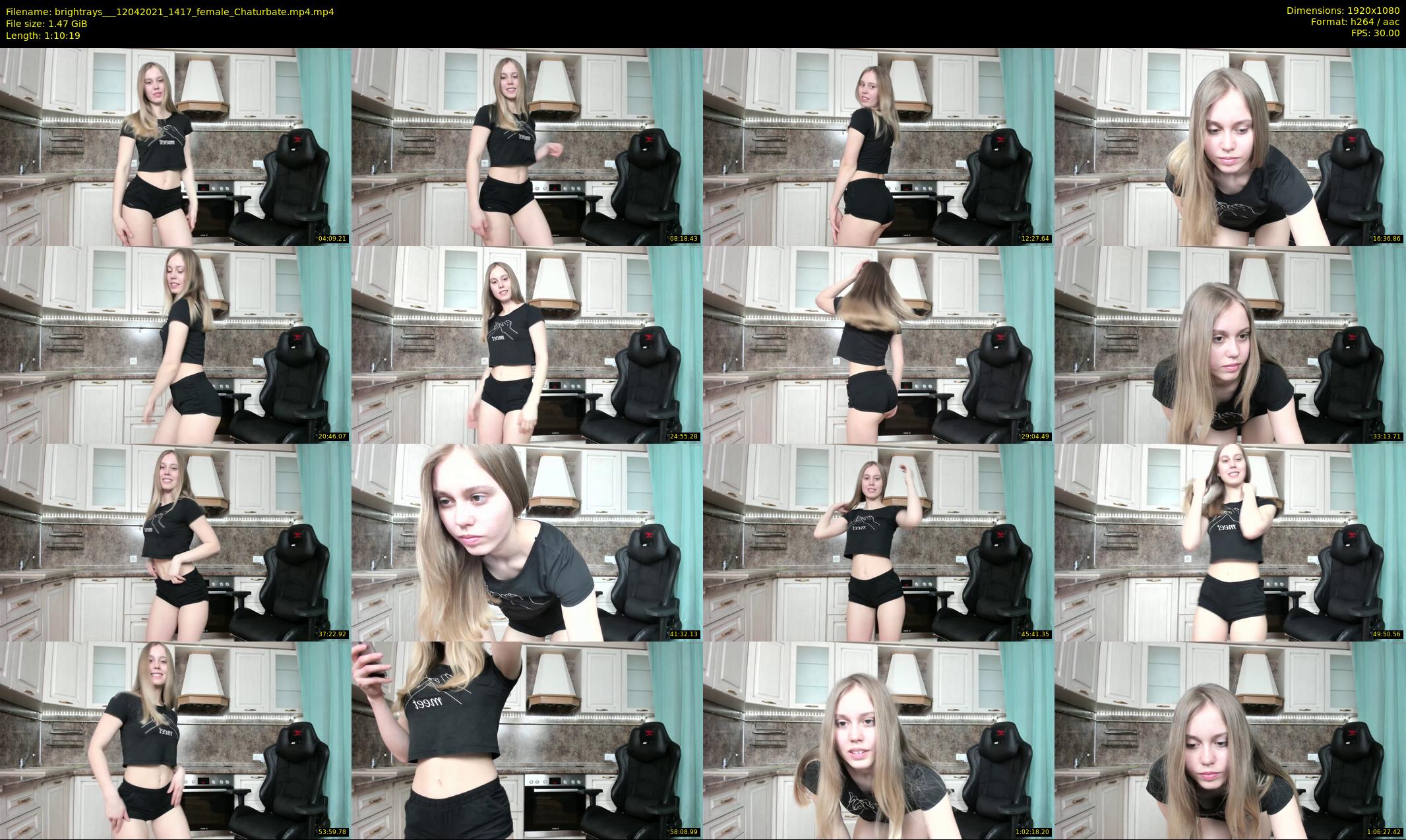 brightrays__ — 71 minute Chaturbate female cam show recording, 1080p, Apr 12, 2021