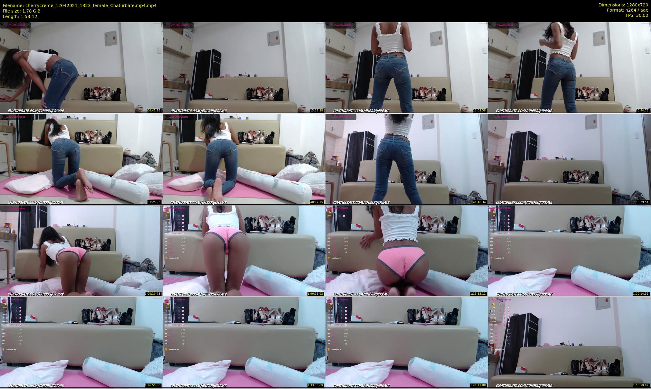 cherrycreme — 114 minute Chaturbate female cam show recording, 720p, Apr 12, 2021