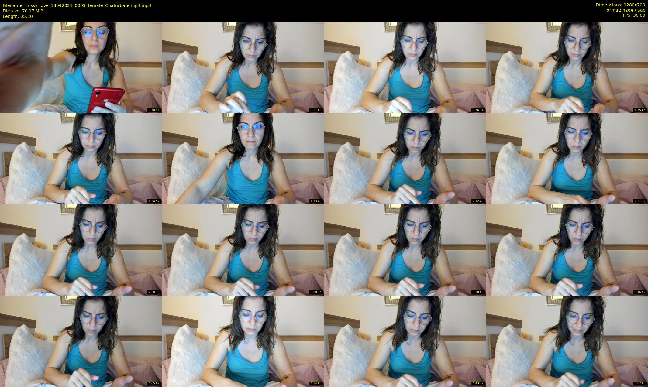 crissy_love — 6 minute Chaturbate female cam show recording, 720p, Apr 13, 2021