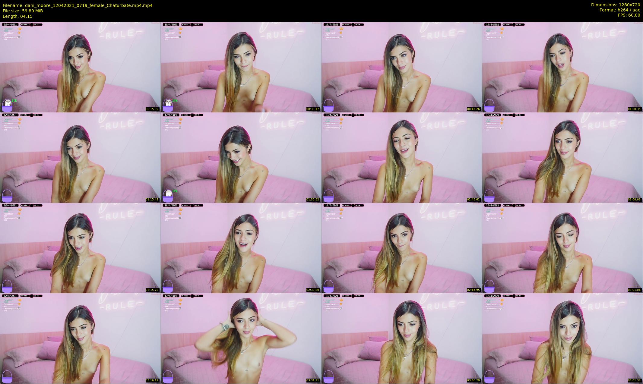dani_moore — 5 minute Chaturbate female cam show recording, 720p, Apr 12, 2021