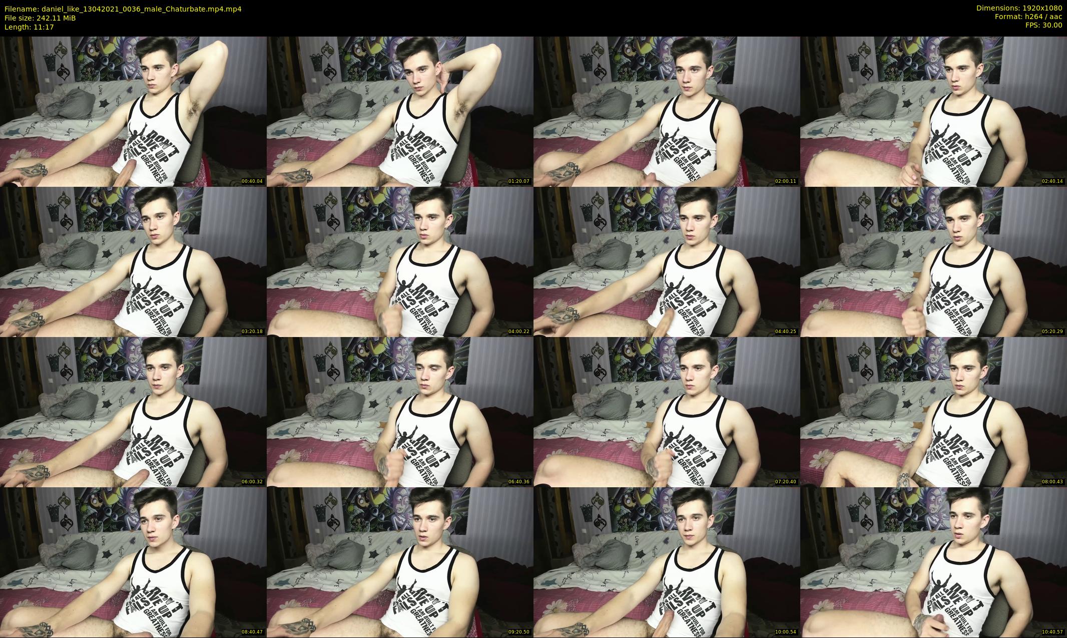 daniel_like — 12 minute Chaturbate male cam show recording, 1080p, Apr 13, 2021