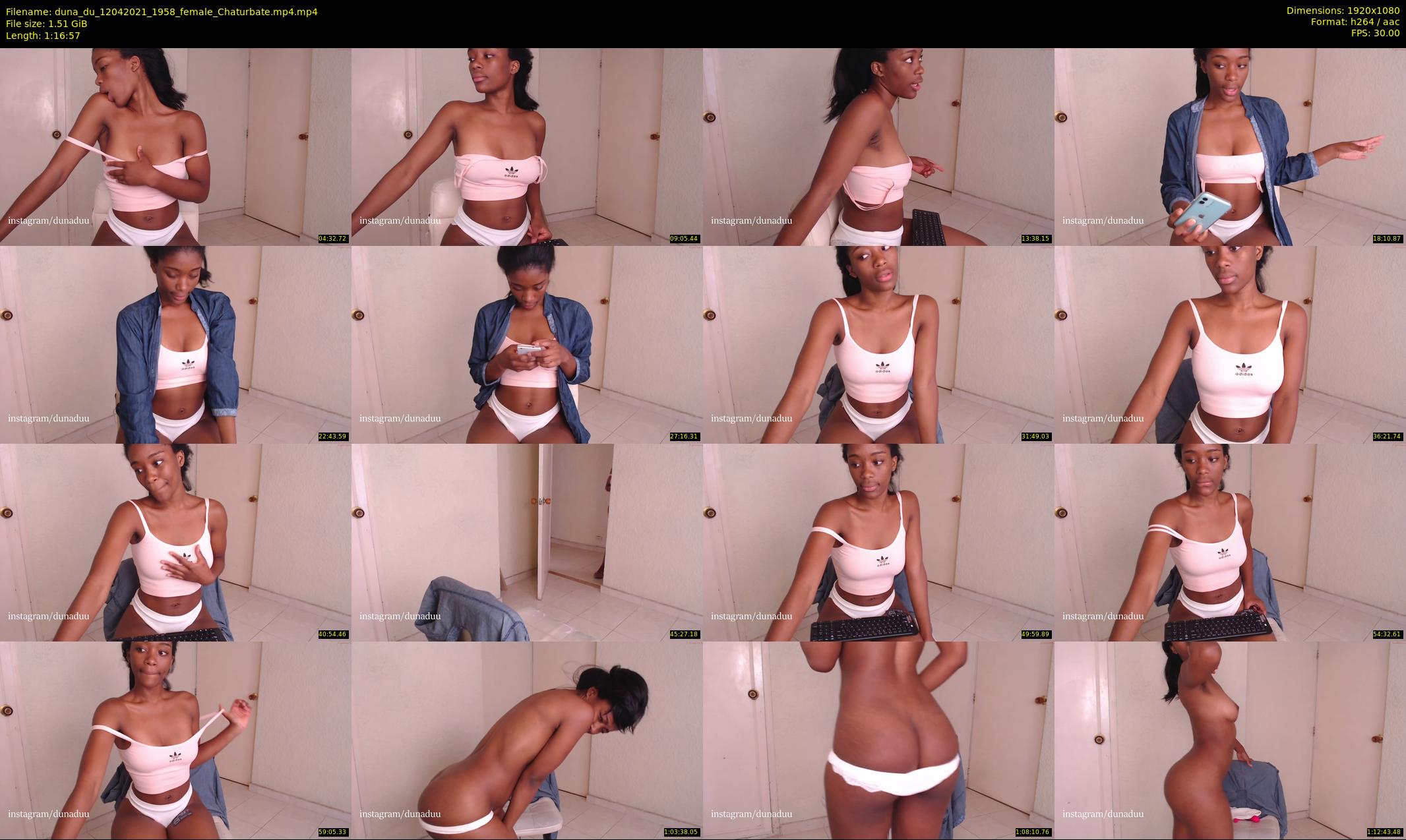 duna_du — 77 minute Chaturbate female cam show recording, 1080p, Apr 12, 2021