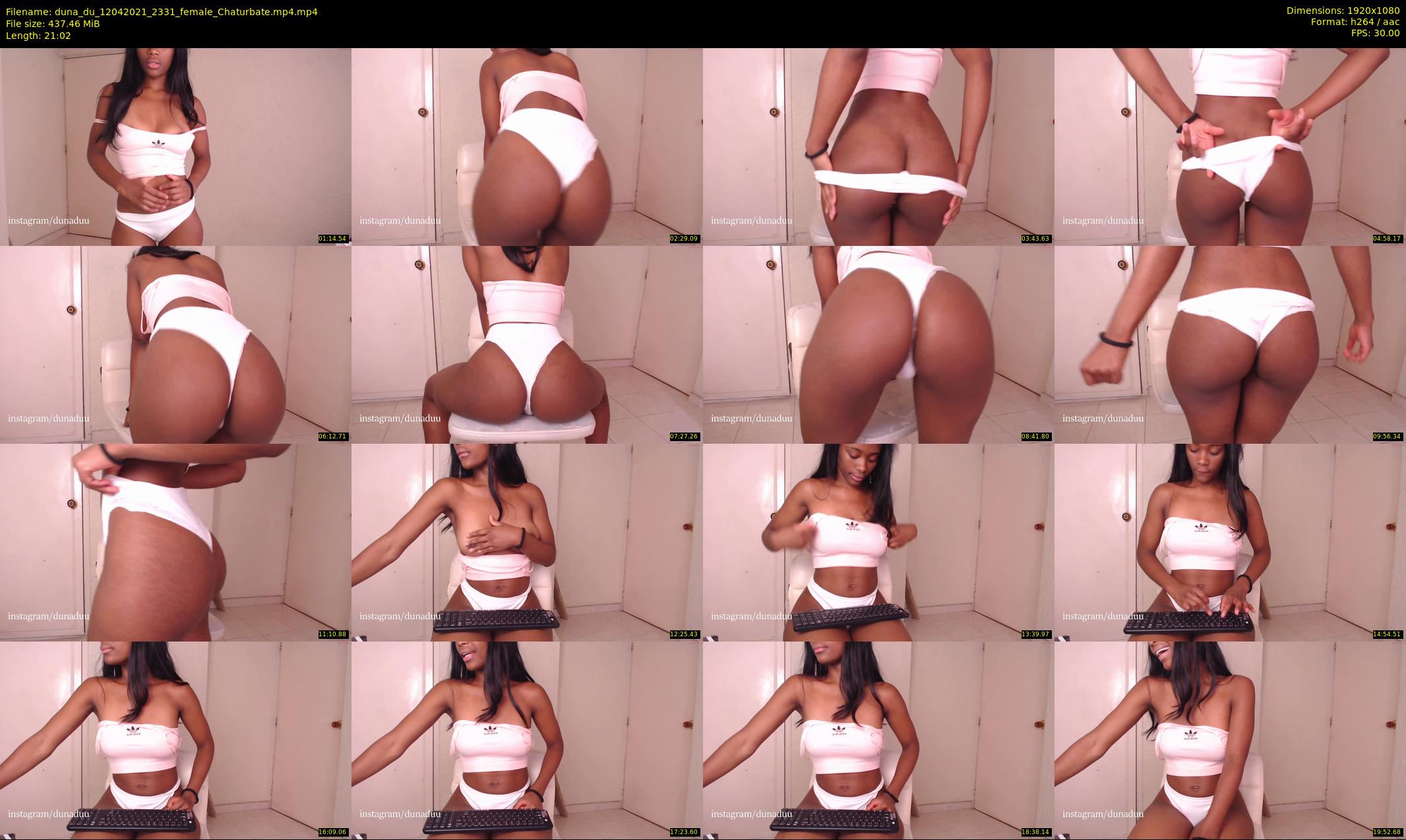 duna_du — 22 minute Chaturbate female cam show recording, 1080p, Apr 12, 2021