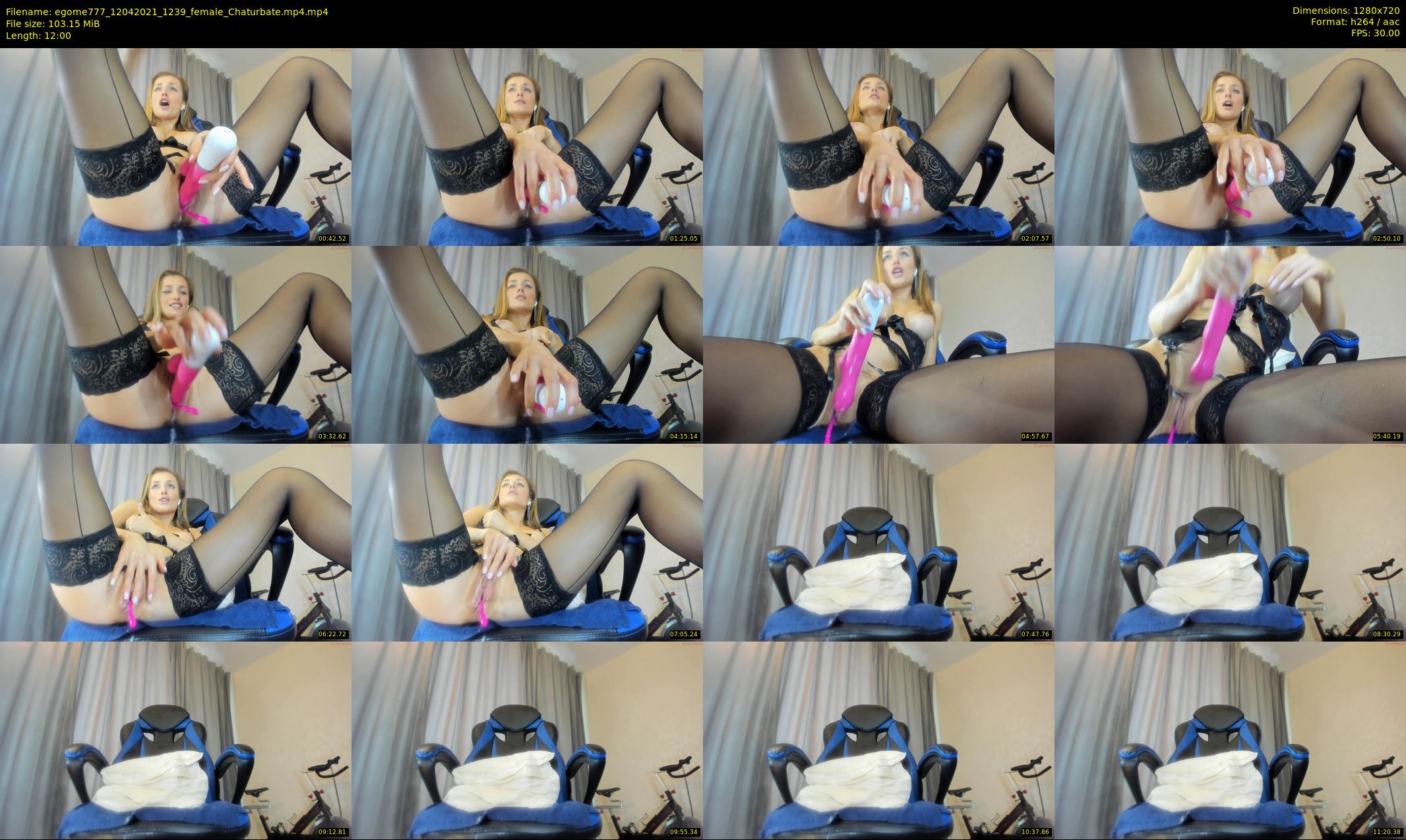 egome777 — 12 minute Chaturbate female cam show recording, 720p, Apr 12, 2021