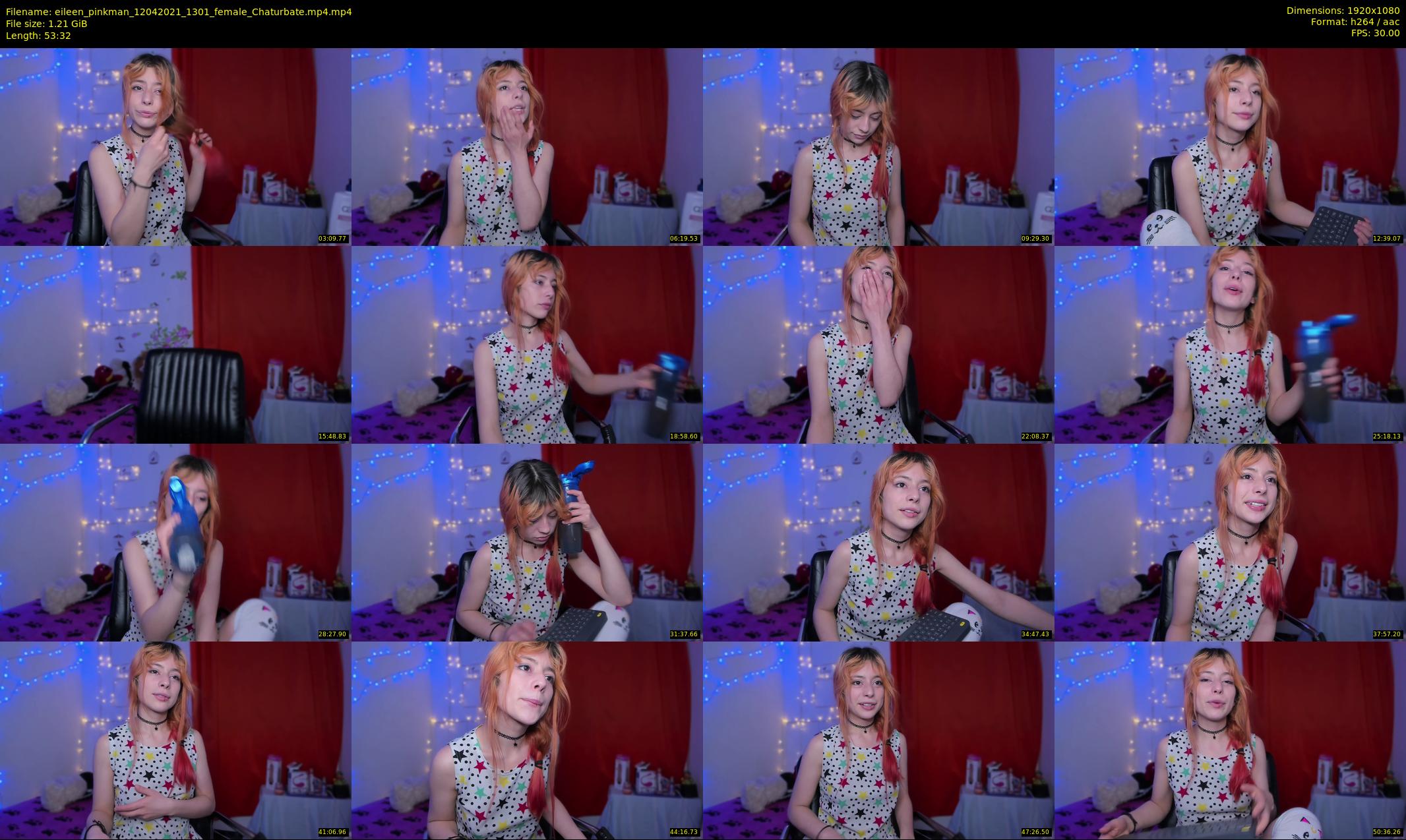 eileen_pinkman — 54 minute Chaturbate female cam show recording, 1080p, Apr 12, 2021