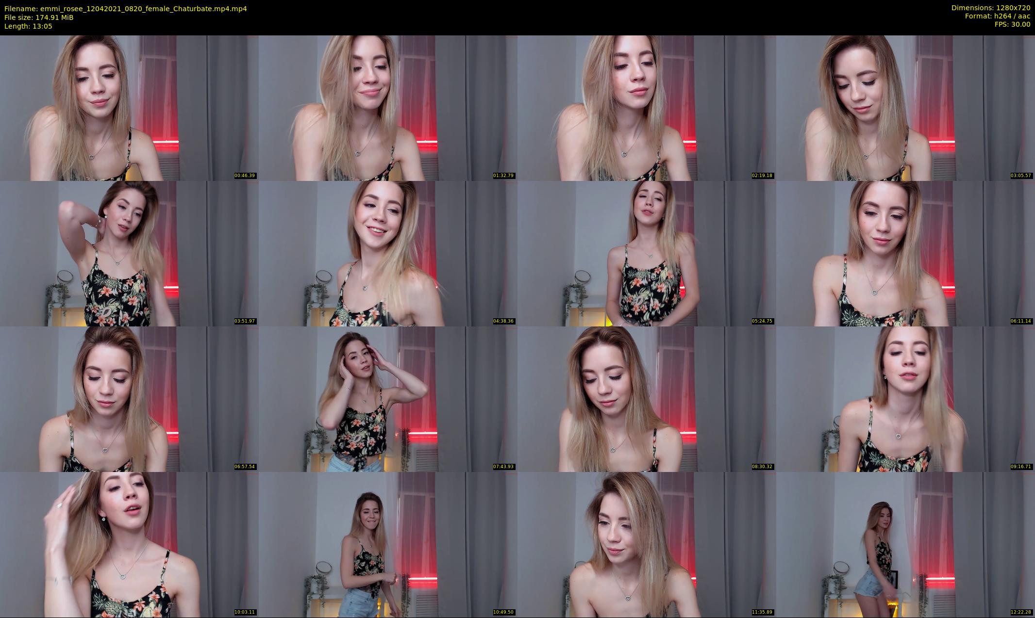 emmi_rosee — 14 minute Chaturbate female cam show recording, 720p, Apr 12, 2021