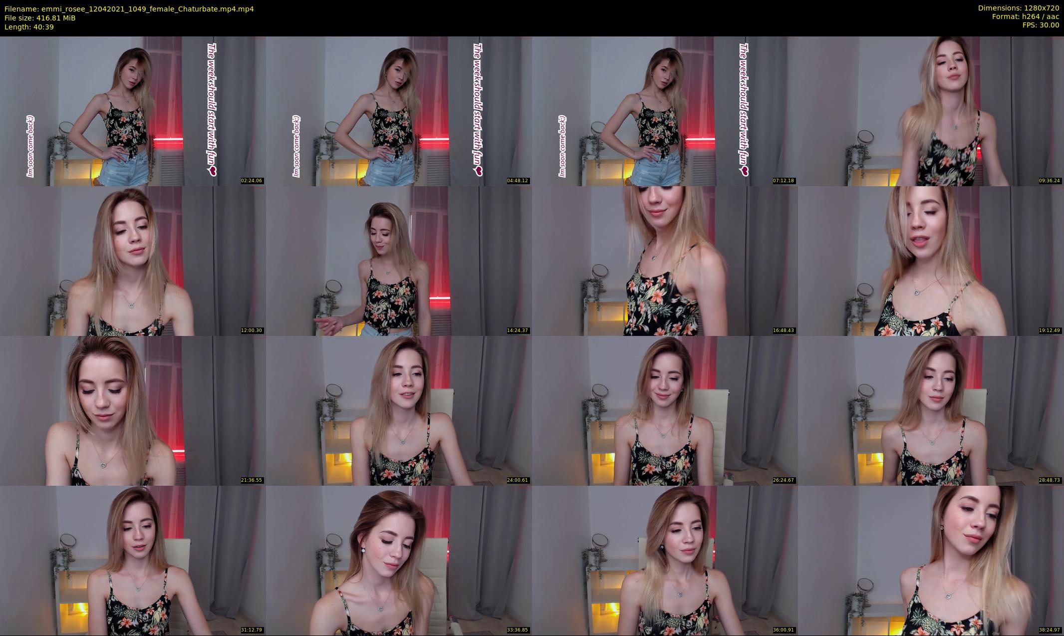 emmi_rosee — 41 minute Chaturbate female cam show recording, 720p, Apr 12, 2021