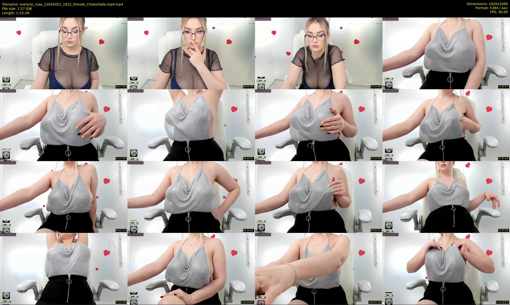 evelyne_rose — 76 minute Chaturbate female cam show recording, 1080p, Apr 12, 2021
