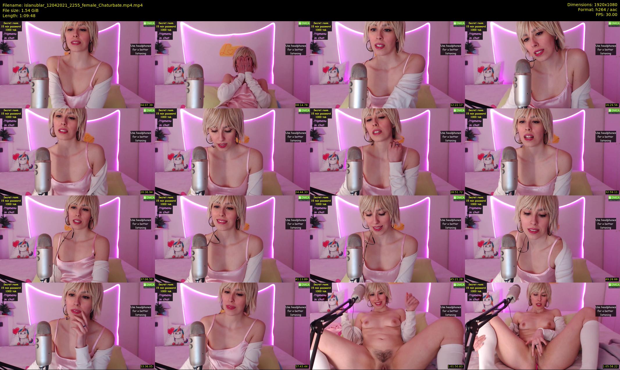islanublar — 70 minute Chaturbate female cam show recording, 1080p, Apr 12, 2021