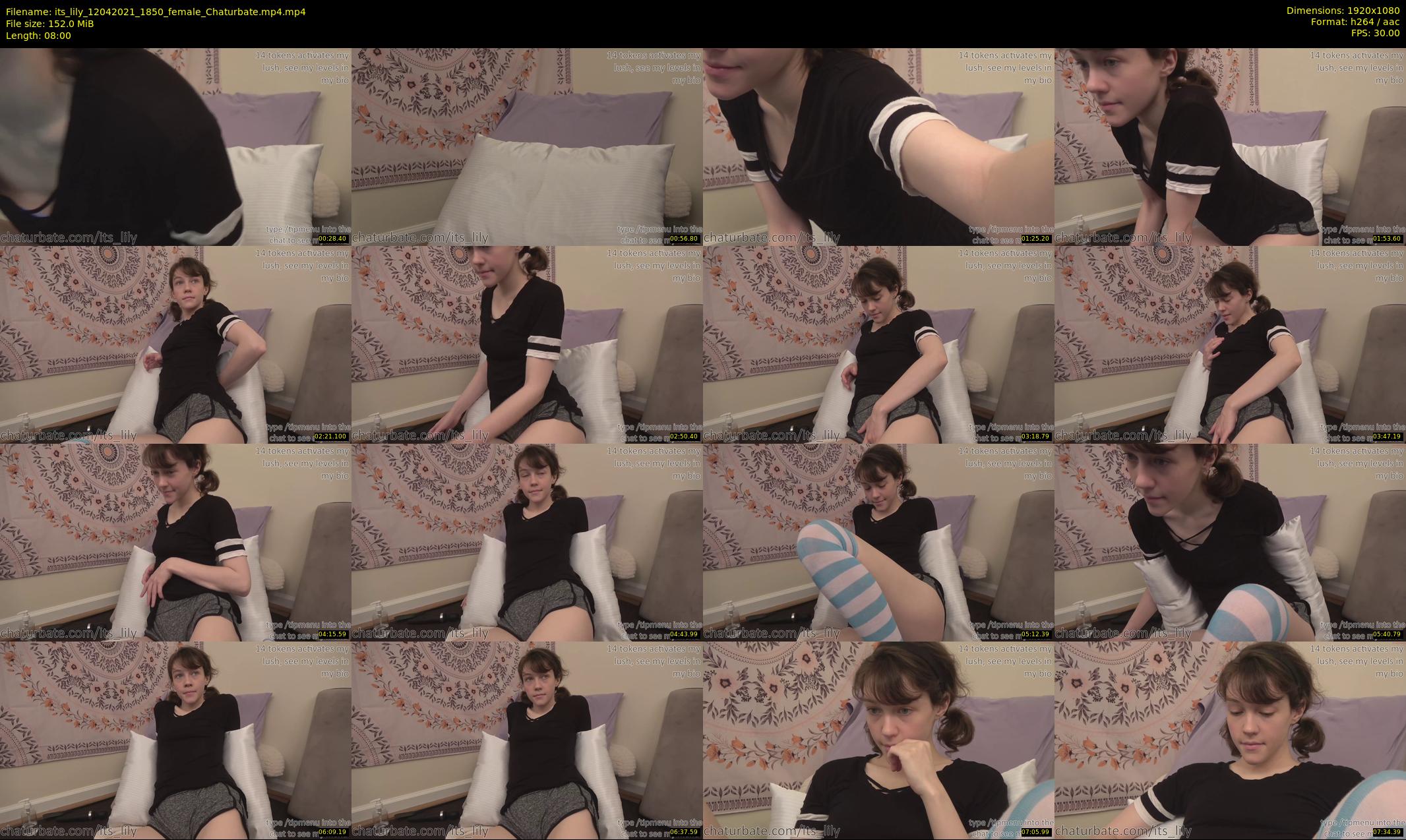 its_lily — 8 minute Chaturbate female cam show recording, 1080p, Apr 12, 2021