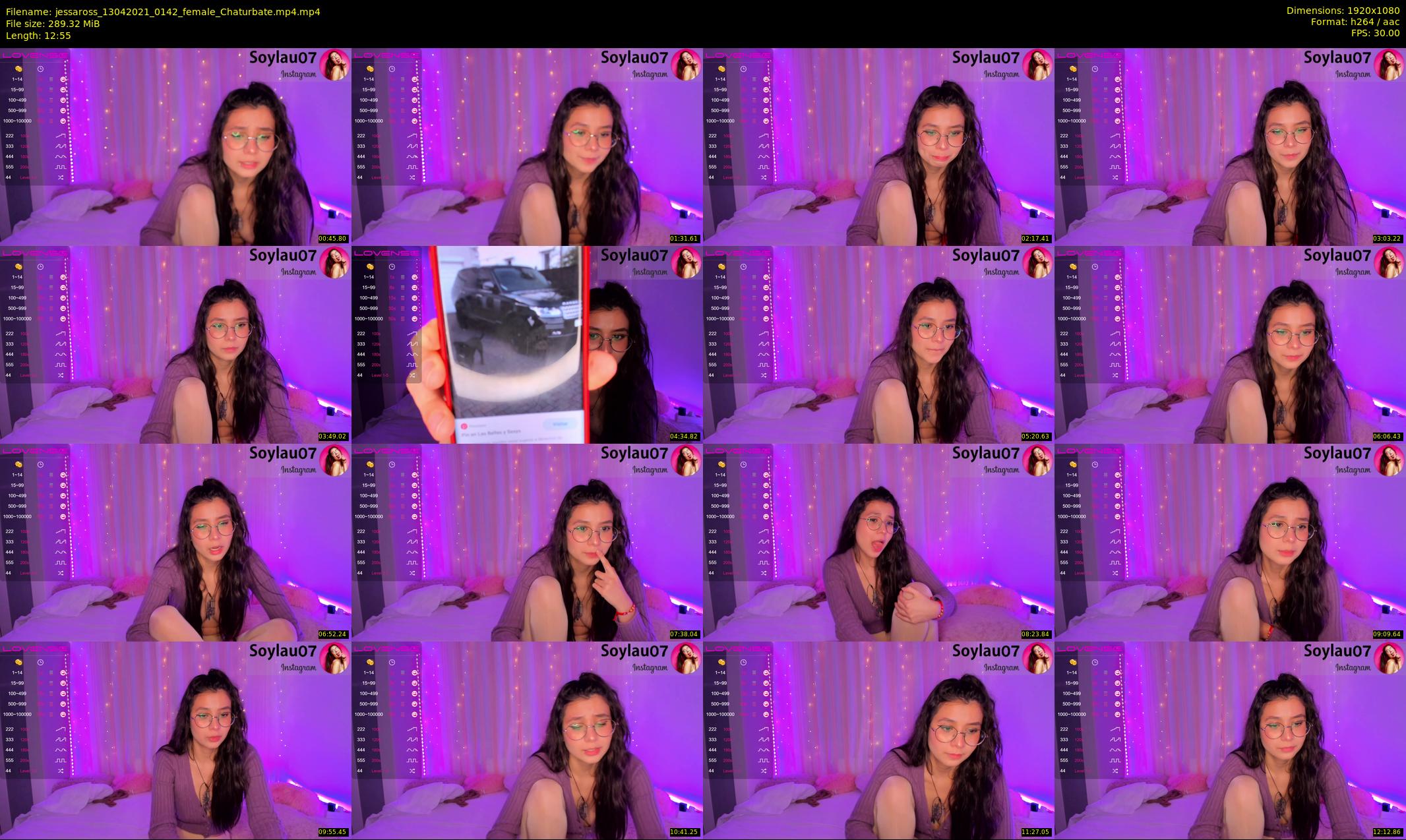 jessaross — 13 minute Chaturbate female cam show recording, 1080p, Apr 13, 2021