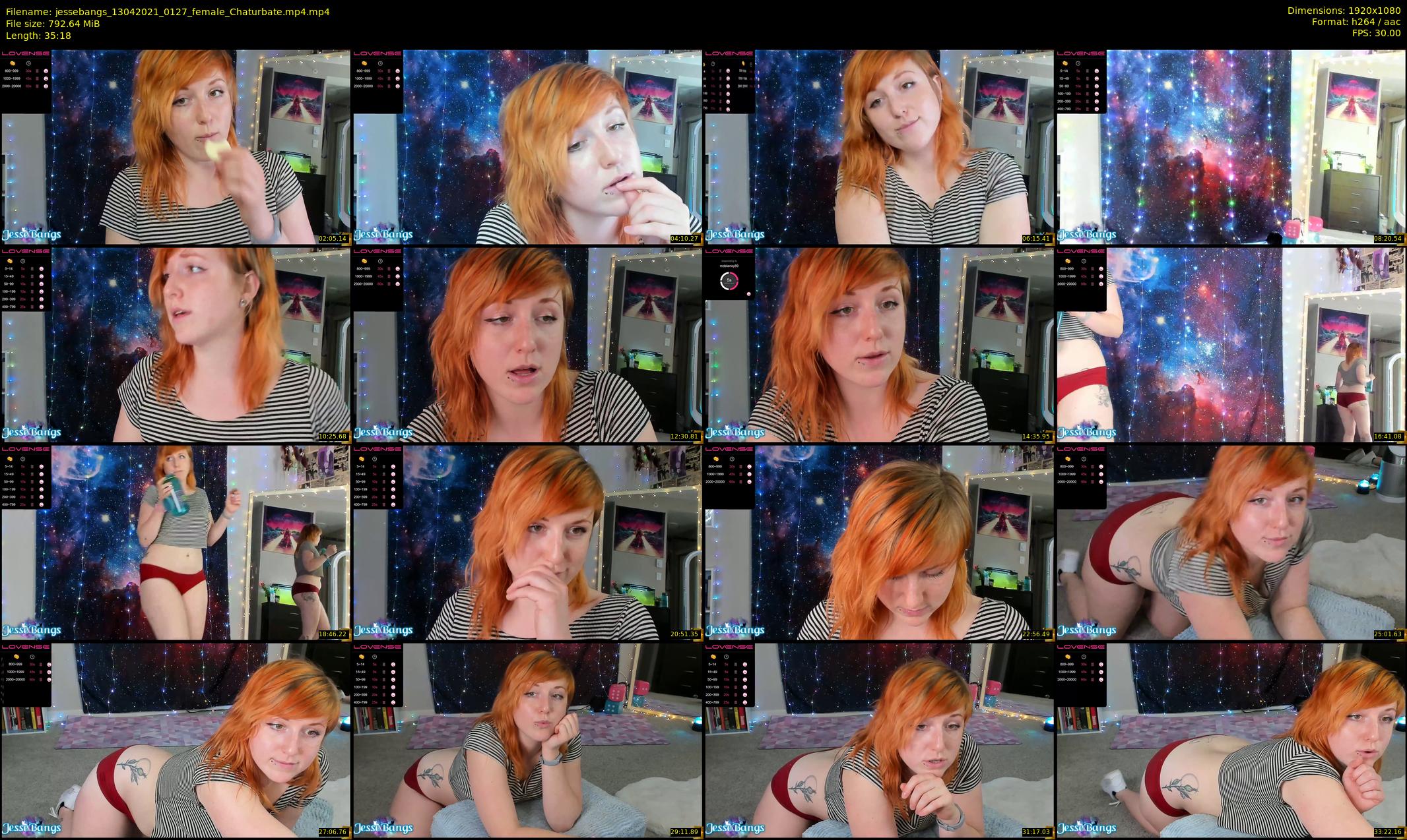 jessebangs — 36 minute Chaturbate female cam show recording, 1080p, Apr 13, 2021