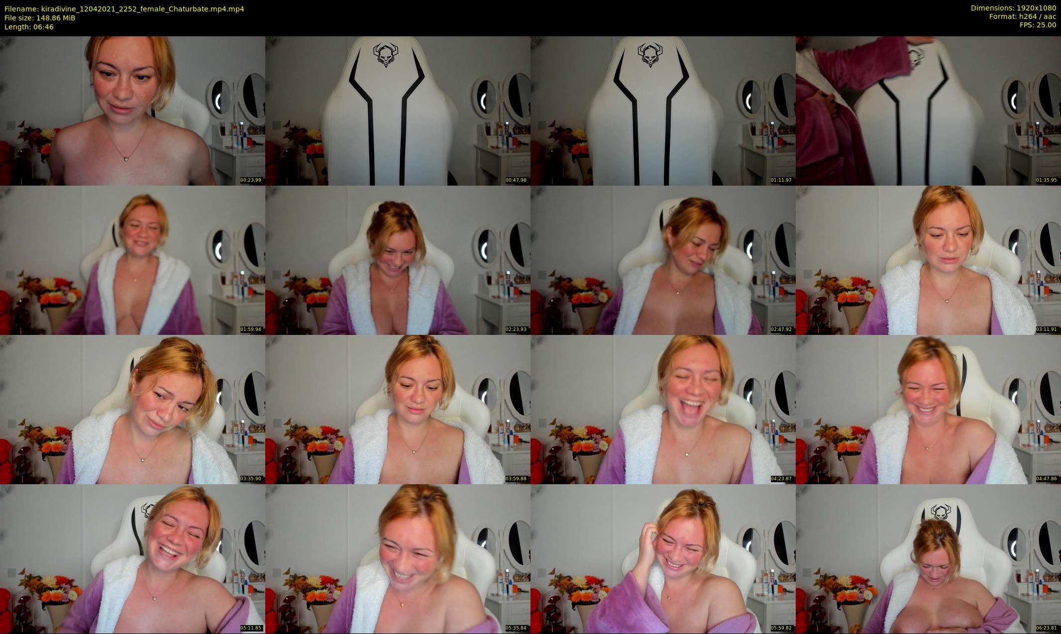 kiradivine — 7 minute Chaturbate female cam show recording, 1080p, Apr 12, 2021