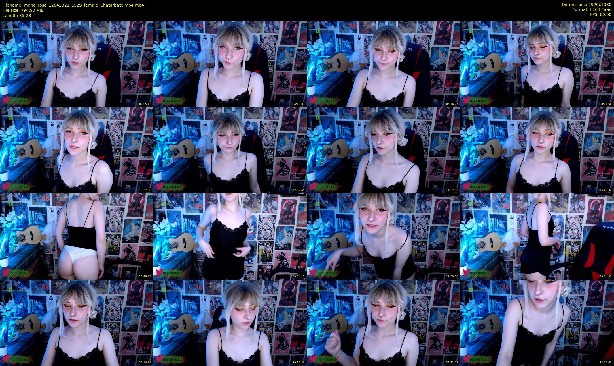 mana_rose — 36 minute Chaturbate female cam show recording, 1080p, Apr 12, 2021