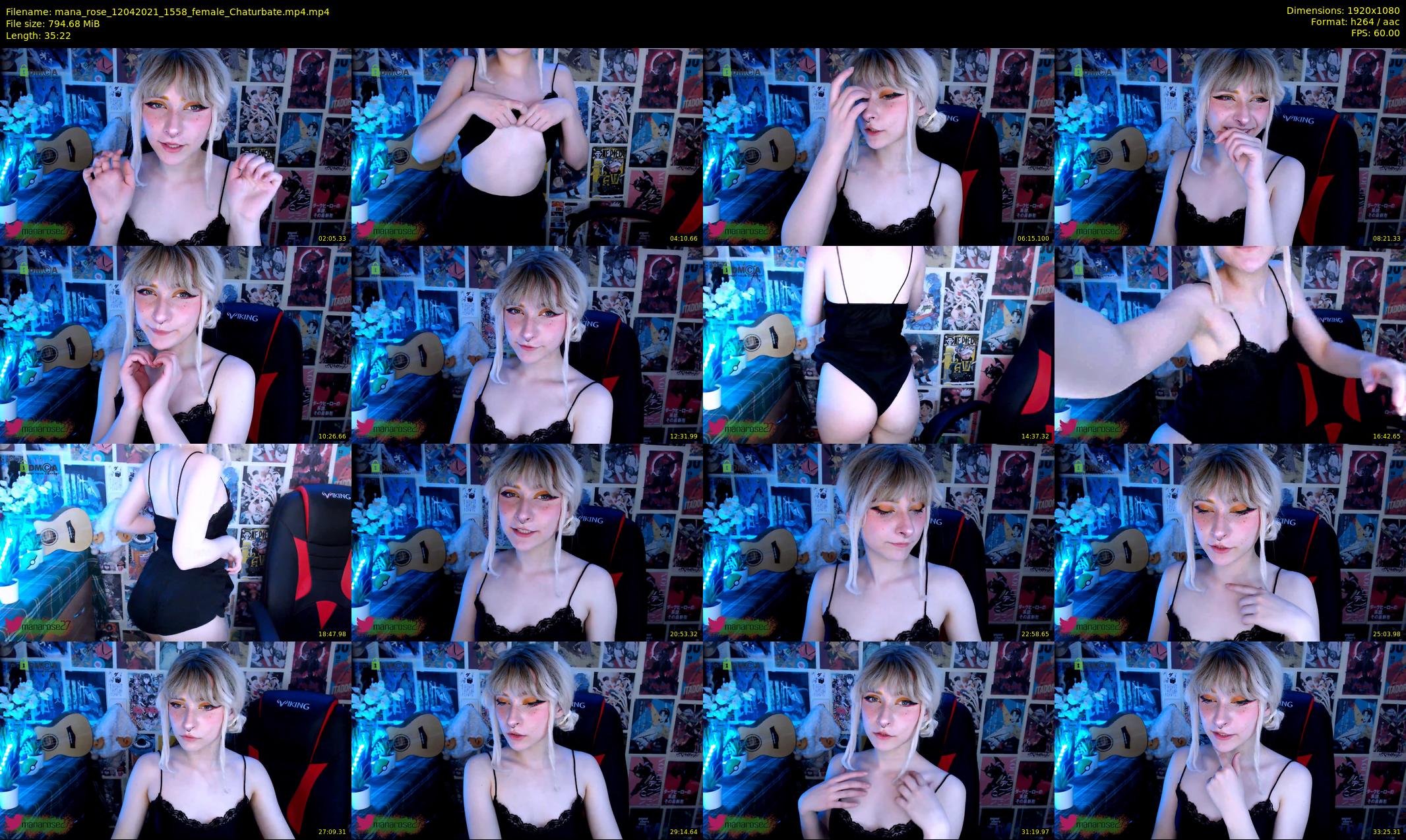 mana_rose — 36 minute Chaturbate female cam show recording, 1080p, Apr 12, 2021