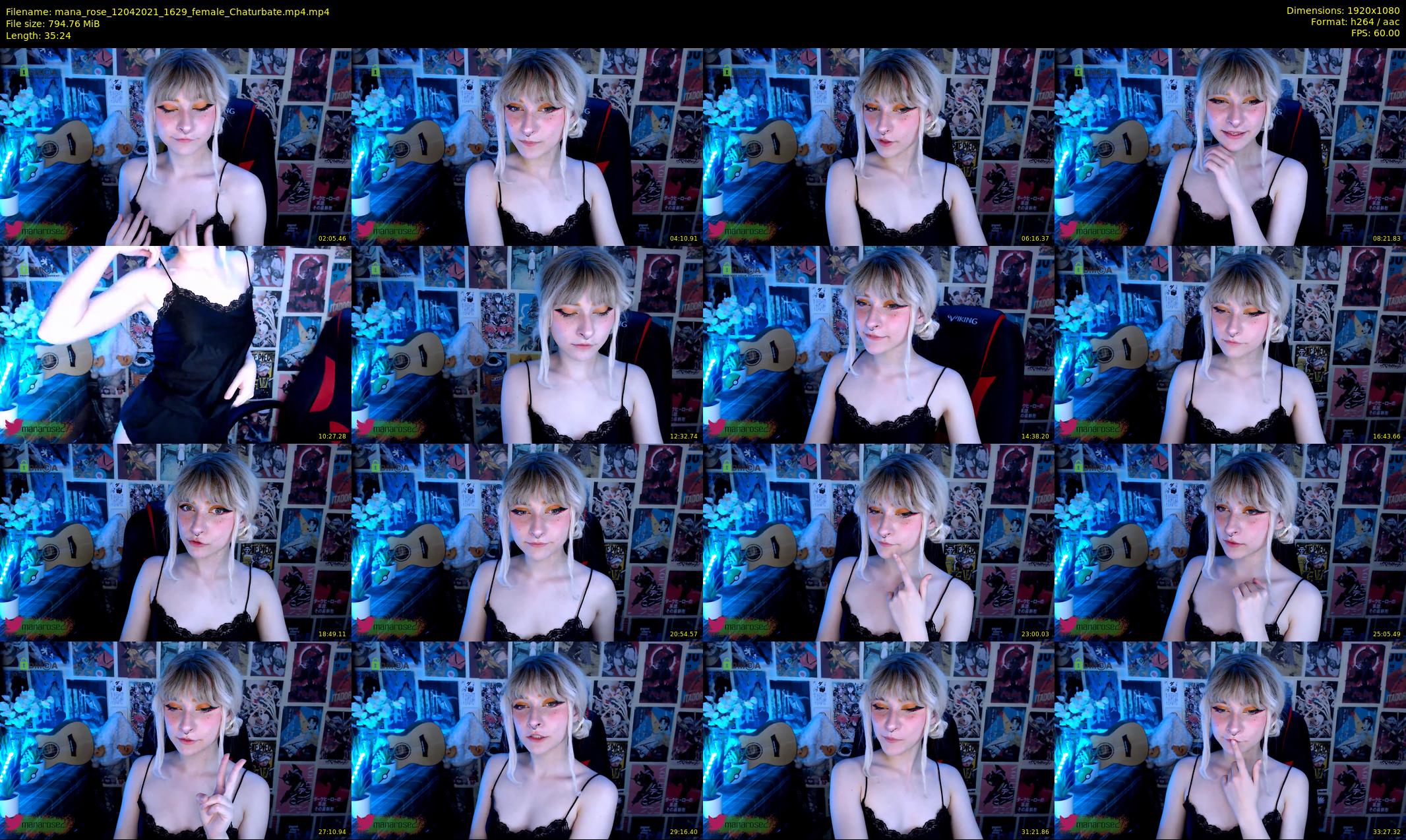 mana_rose — 36 minute Chaturbate female cam show recording, 1080p, Apr 12, 2021