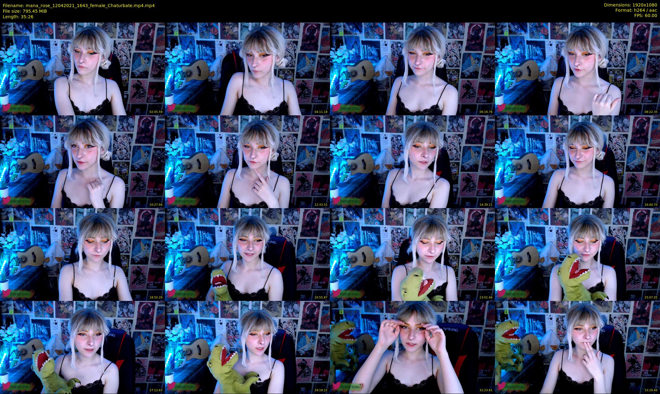 mana_rose — 36 minute Chaturbate female cam show recording, 1080p, Apr 12, 2021