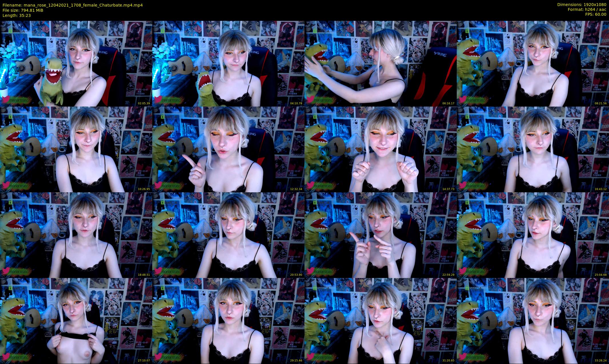 mana_rose — 36 minute Chaturbate female cam show recording, 1080p, Apr 12, 2021