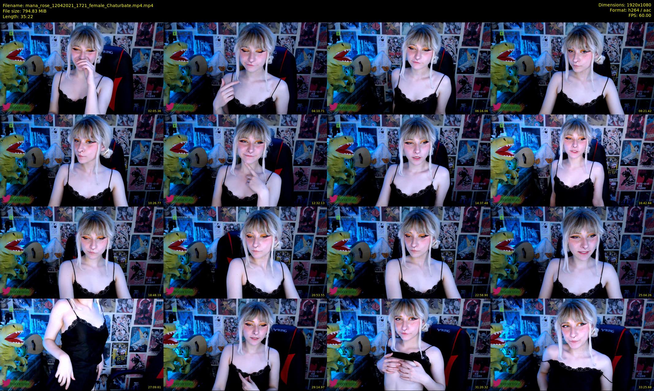 mana_rose — 36 minute Chaturbate female cam show recording, 1080p, Apr 12, 2021