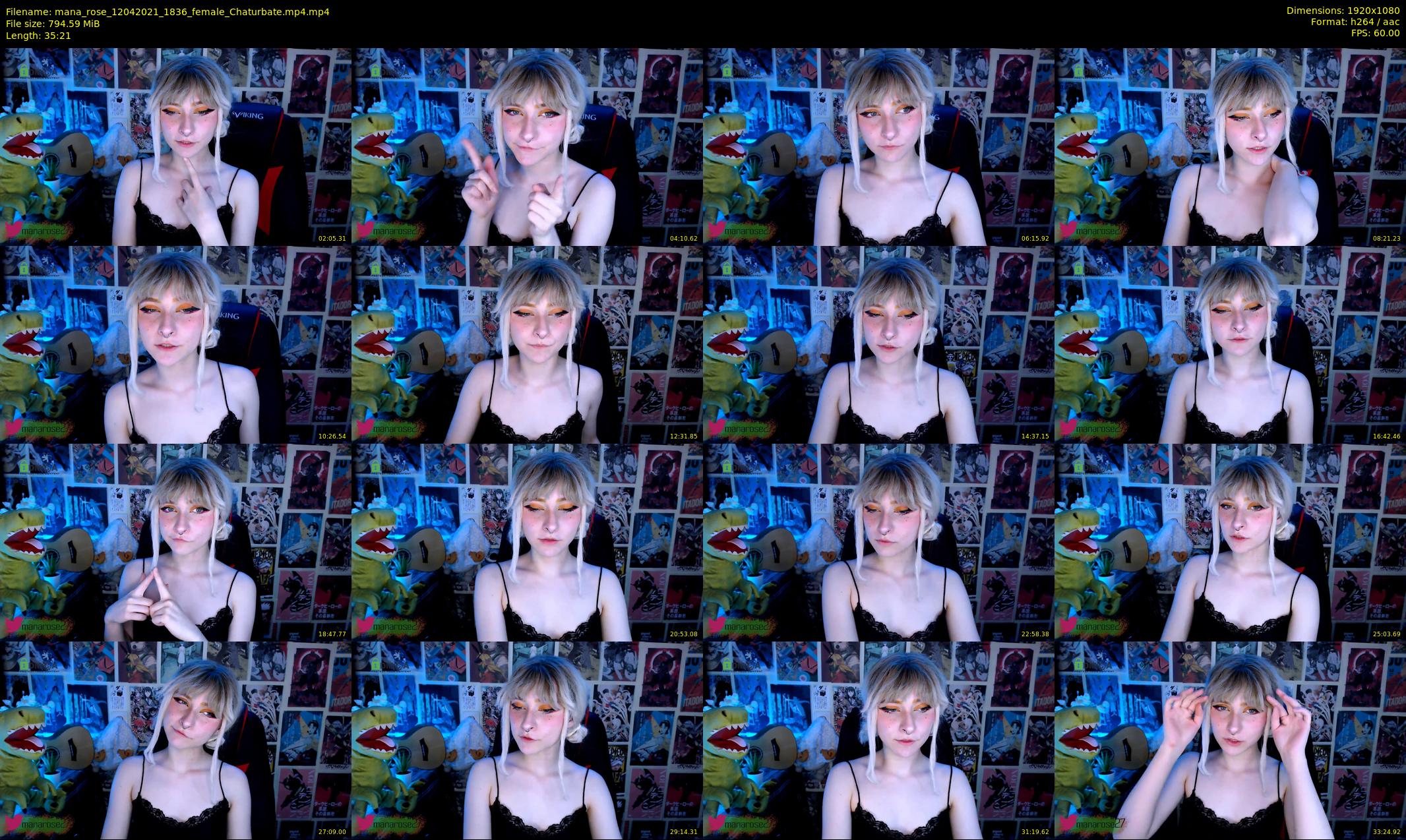 mana_rose — 36 minute Chaturbate female cam show recording, 1080p, Apr 12, 2021