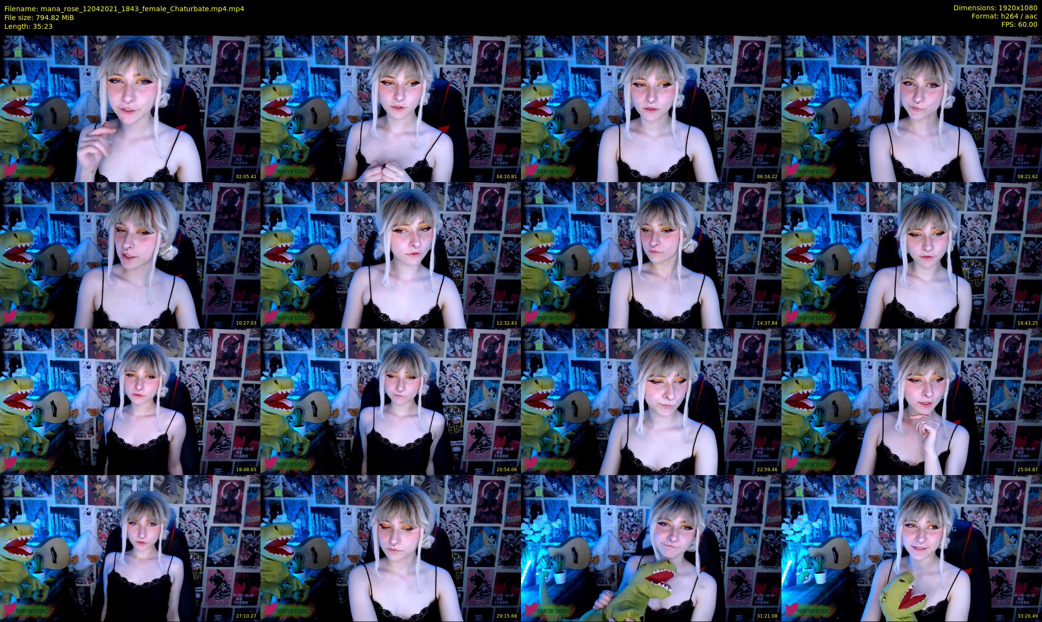 mana_rose — 36 minute Chaturbate female cam show recording, 1080p, Apr 12, 2021