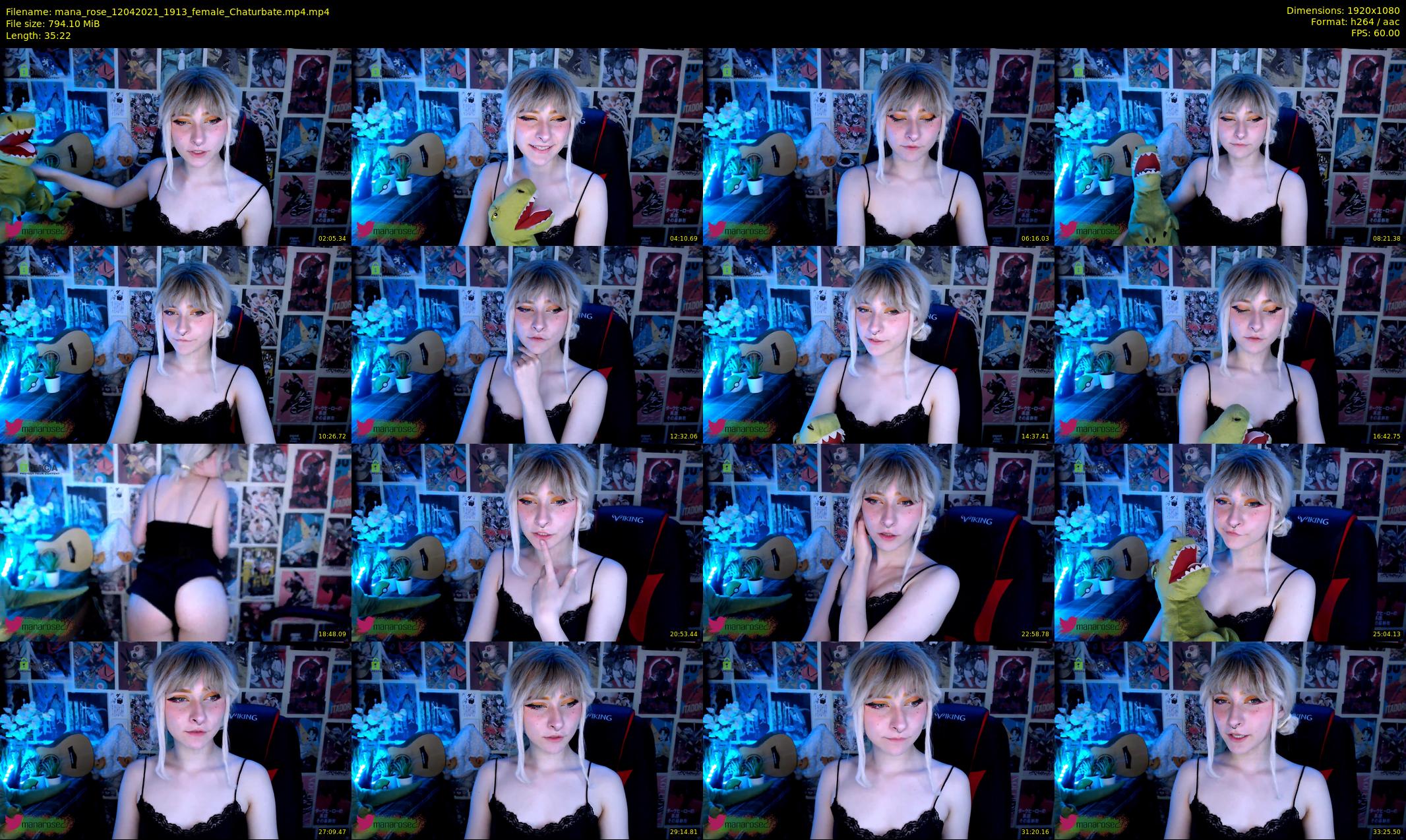mana_rose — 36 minute Chaturbate female cam show recording, 1080p, Apr 12, 2021