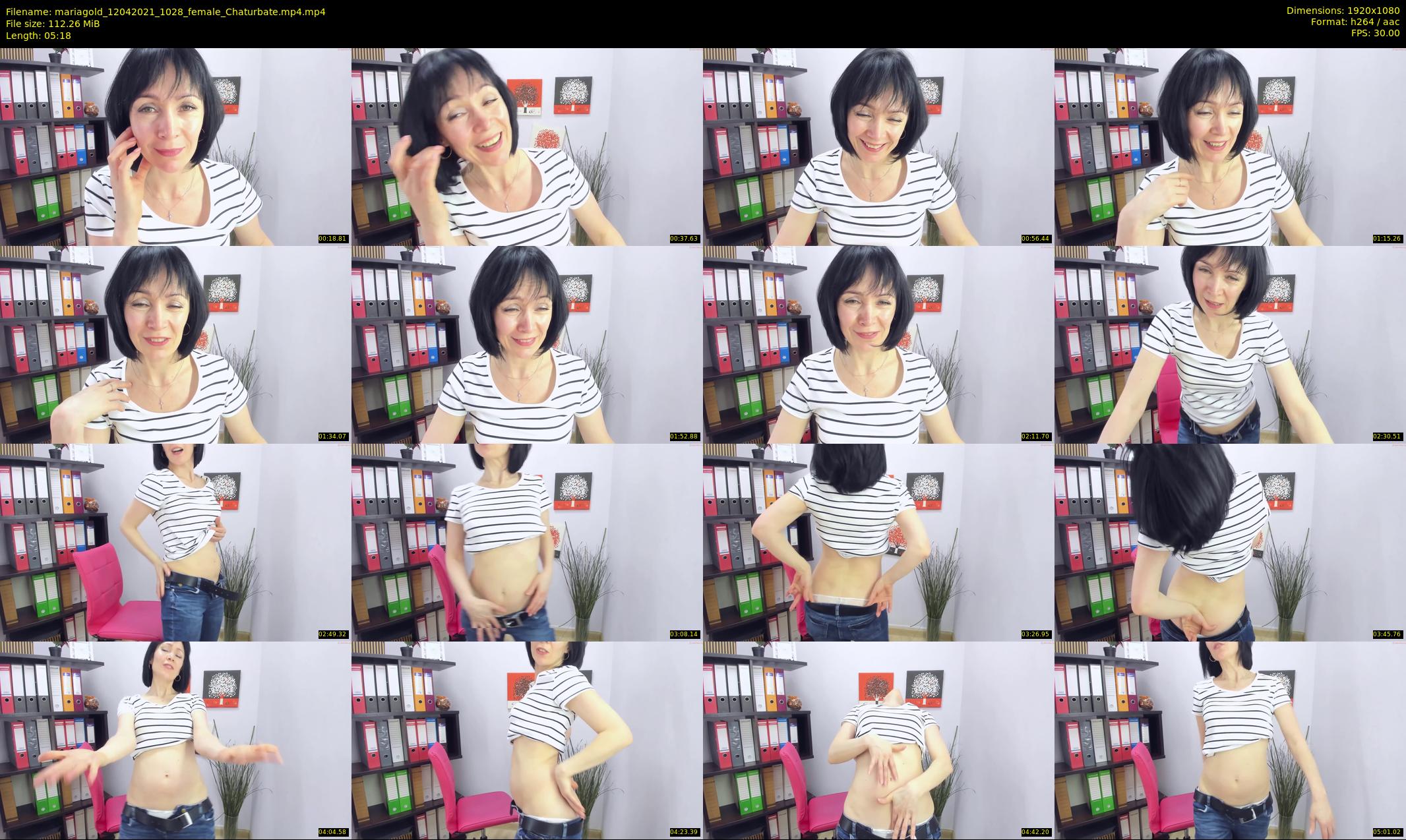 mariagold — 6 minute Chaturbate female cam show recording, 1080p, Apr 12, 2021