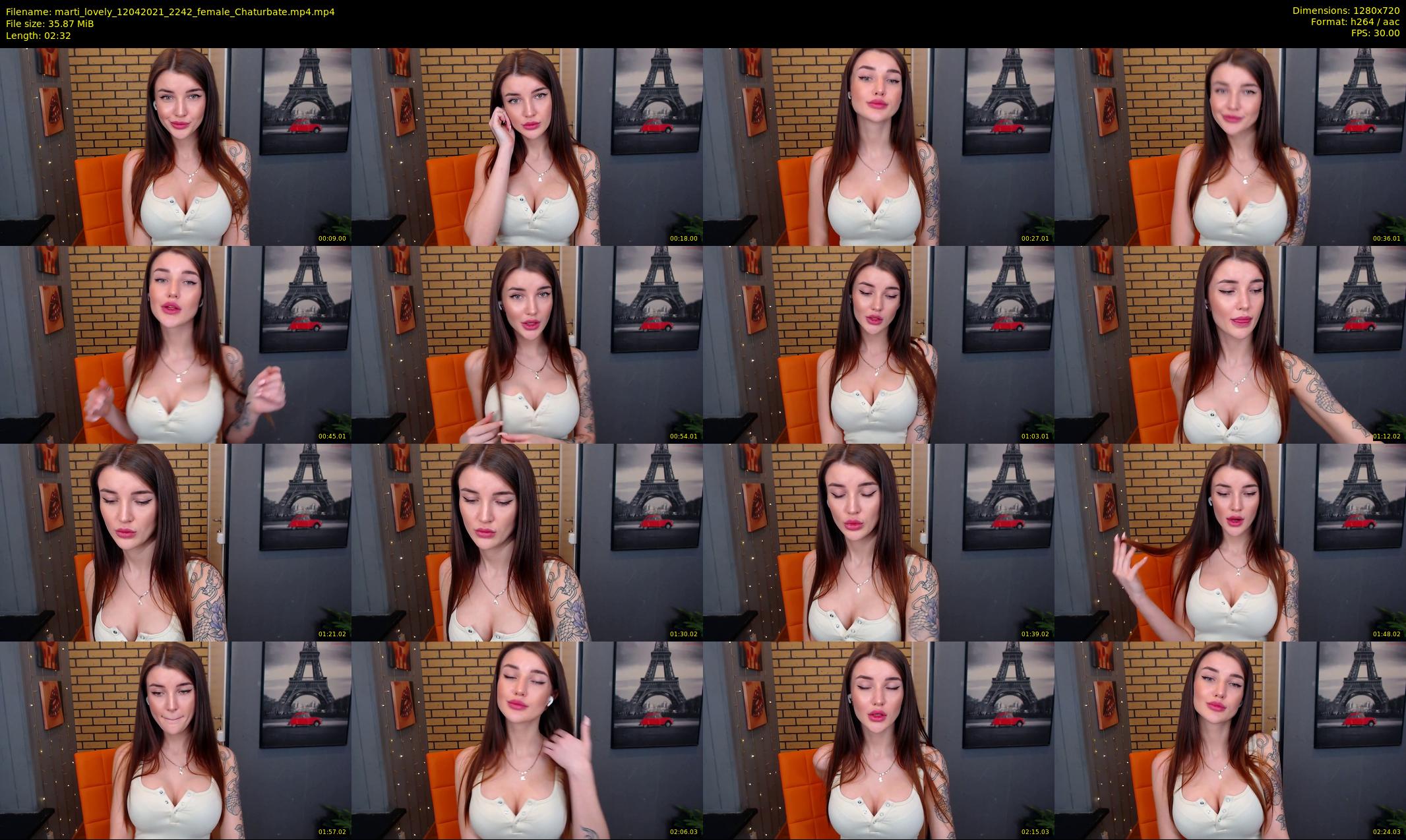 marti_lovely — 3 minute Chaturbate female cam show recording, 720p, Apr 12, 2021