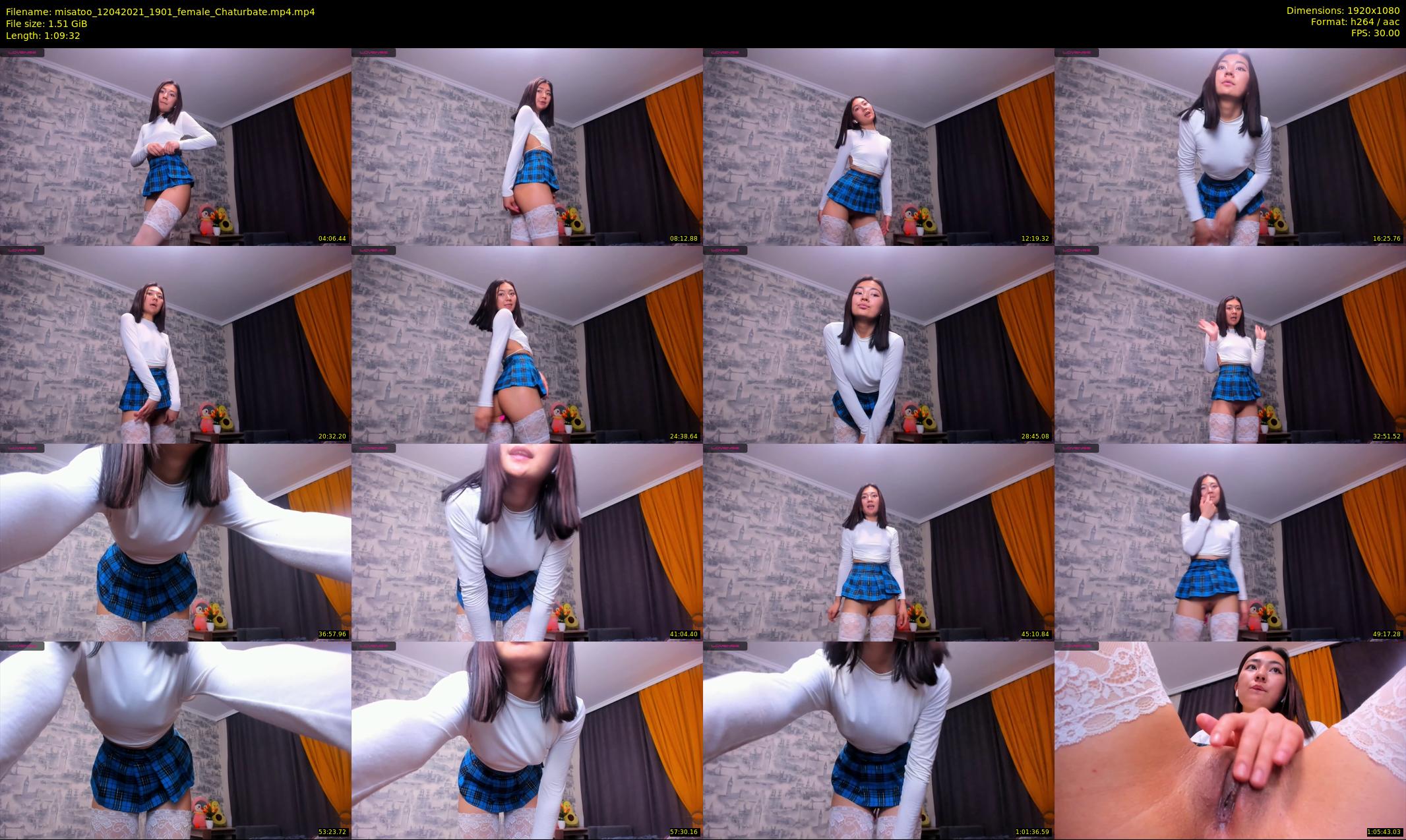misatoo — 70 minute Chaturbate female cam show recording, 1080p, Apr 12, 2021