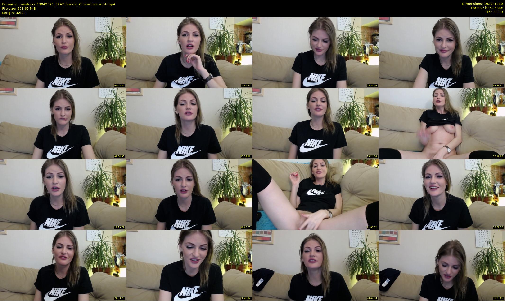 misslucci — 33 minute Chaturbate female cam show recording, 1080p, Apr 13, 2021