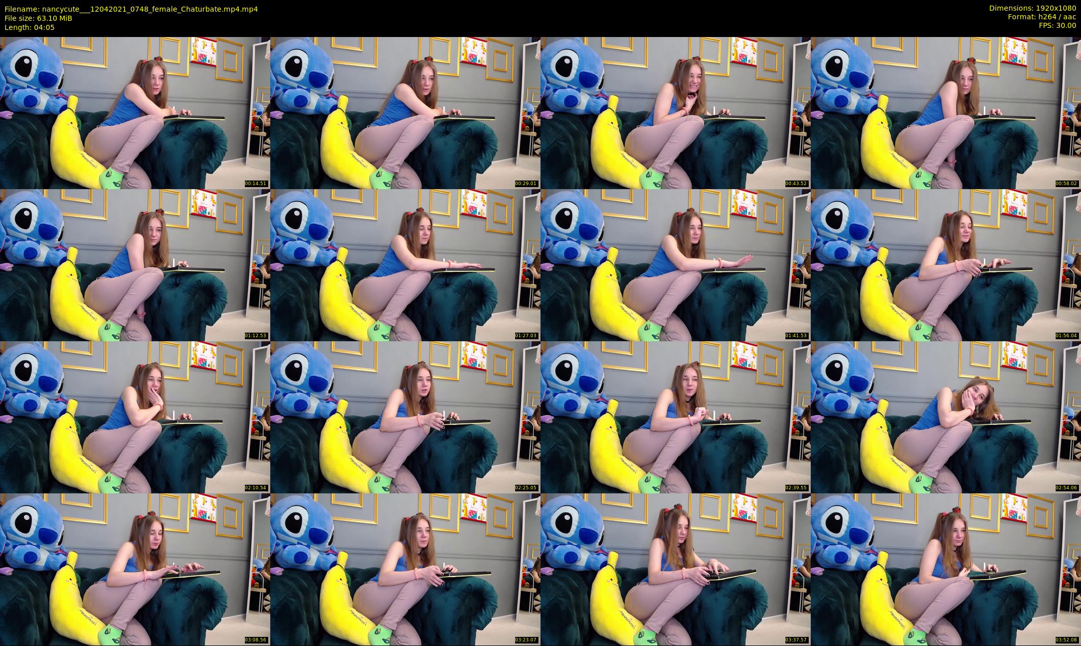 nancycute__ — 5 minute Chaturbate female cam show recording, 1080p, Apr 12, 2021