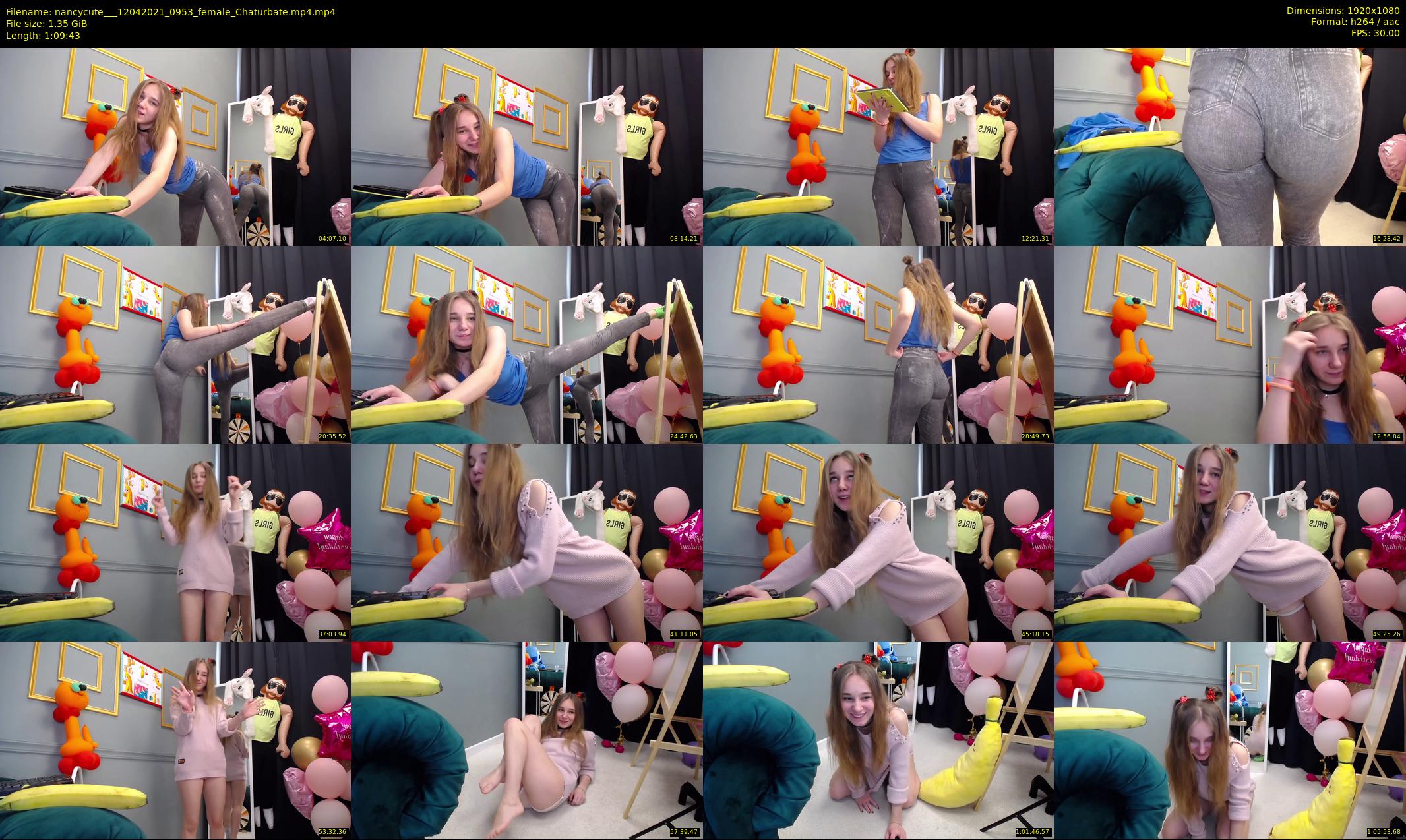 nancycute__ — 70 minute Chaturbate female cam show recording, 1080p, Apr 12, 2021