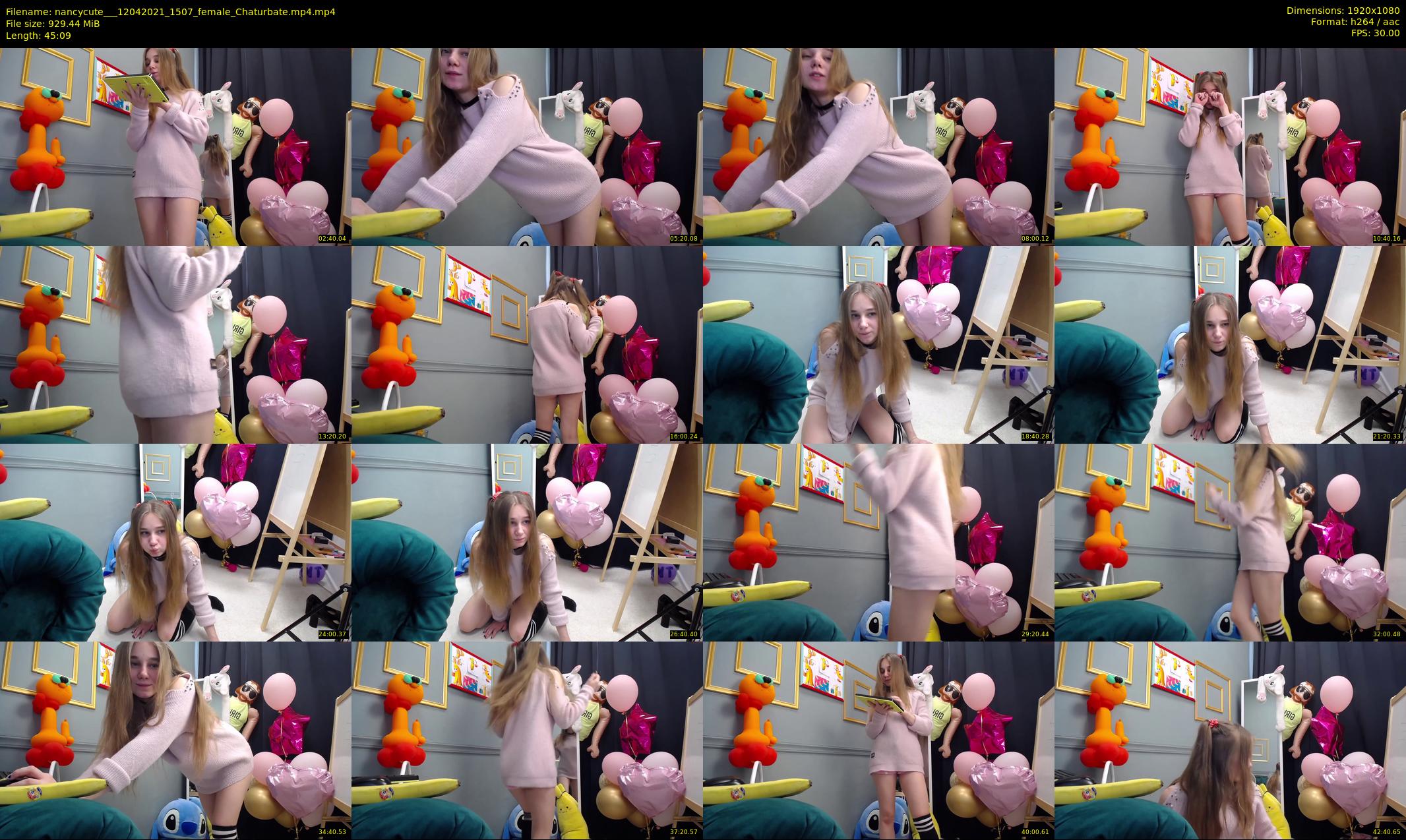 nancycute__ — 46 minute Chaturbate female cam show recording, 1080p, Apr 12, 2021