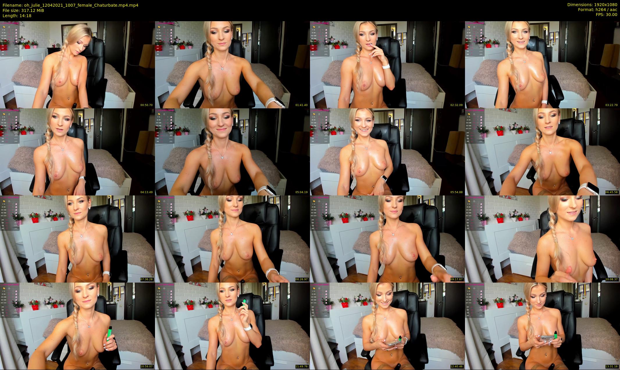 oh_julie — 15 minute Chaturbate female cam show recording, 1080p, Apr 12, 2021