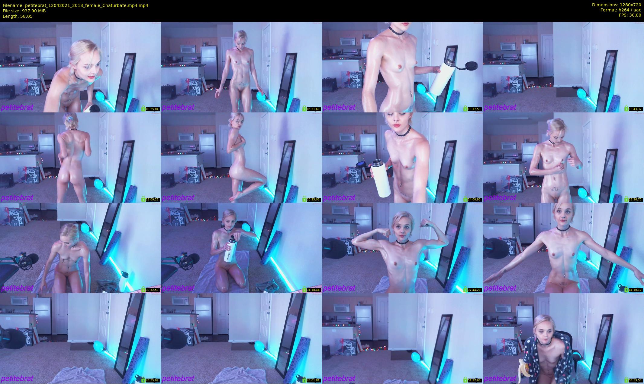 petitebrat — 59 minute Chaturbate female cam show recording, 720p, Apr 12, 2021