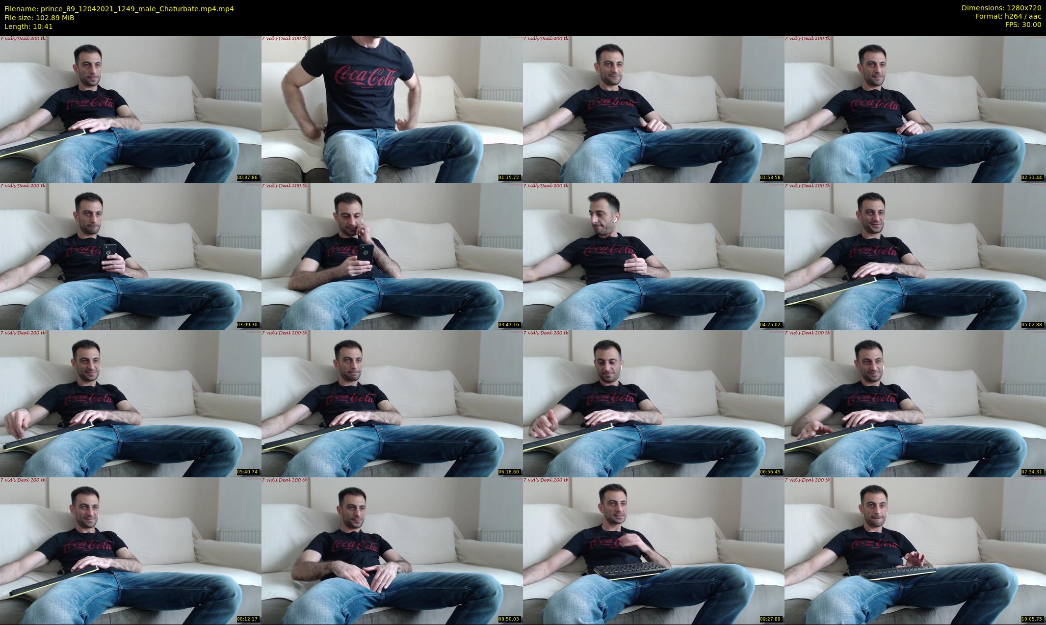prince_89 — 11 minute Chaturbate male cam show recording, 720p, Apr 12, 2021