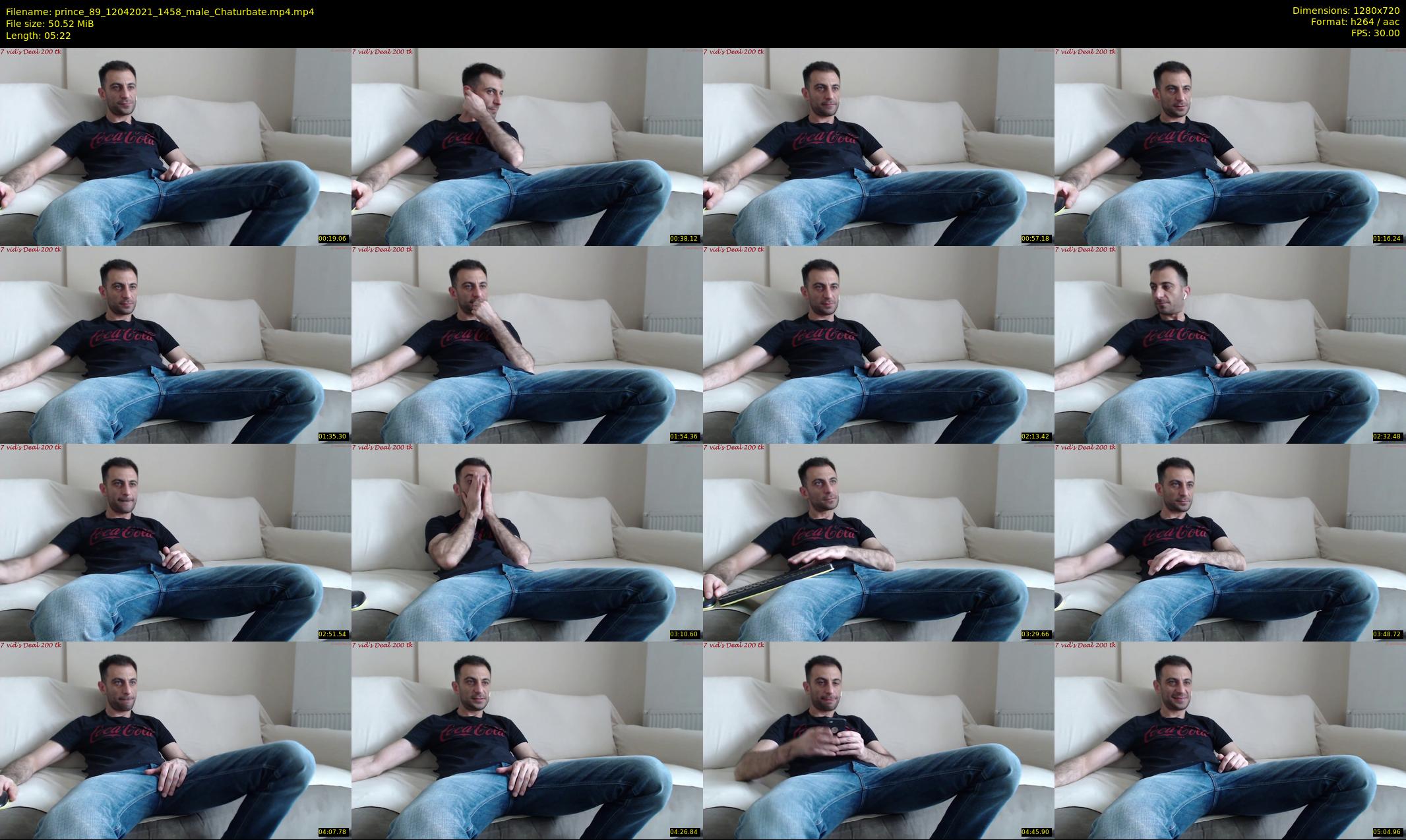 prince_89 — 6 minute Chaturbate male cam show recording, 720p, Apr 12, 2021