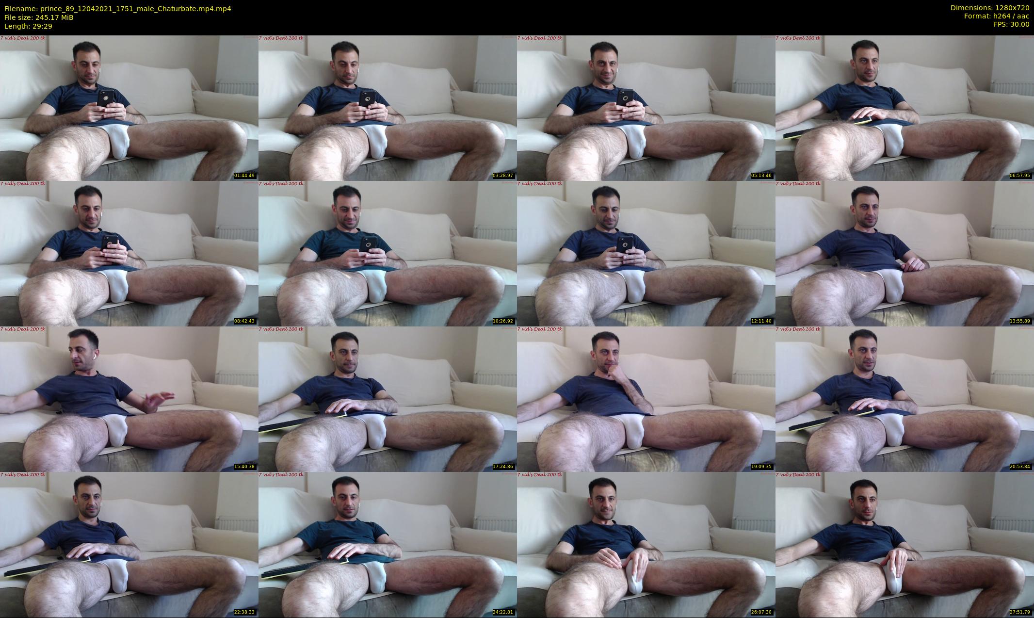 prince_89 — 30 minute Chaturbate male cam show recording, 720p, Apr 12, 2021