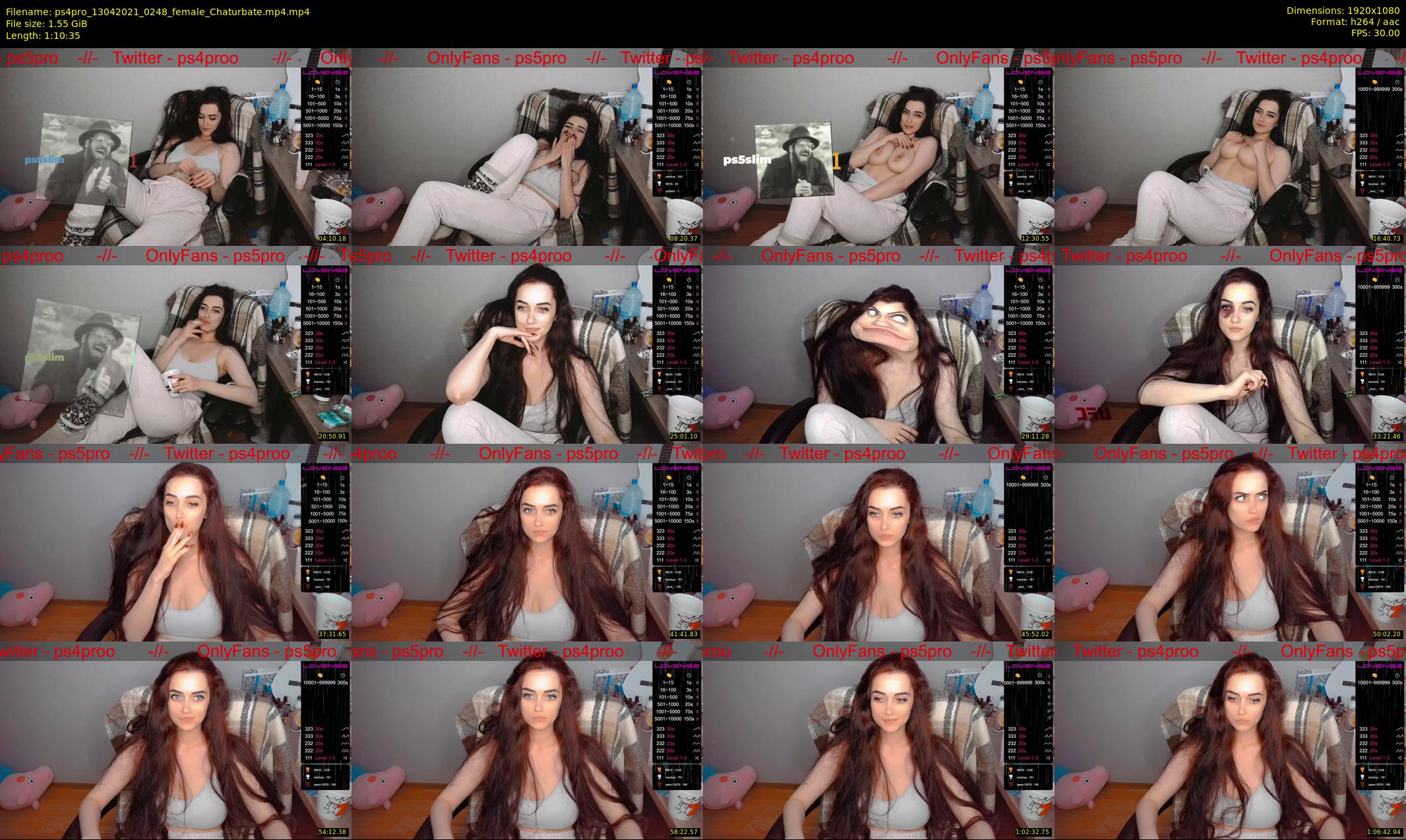 ps4pro — 71 minute Chaturbate female cam show recording, 1080p, Apr 13, 2021
