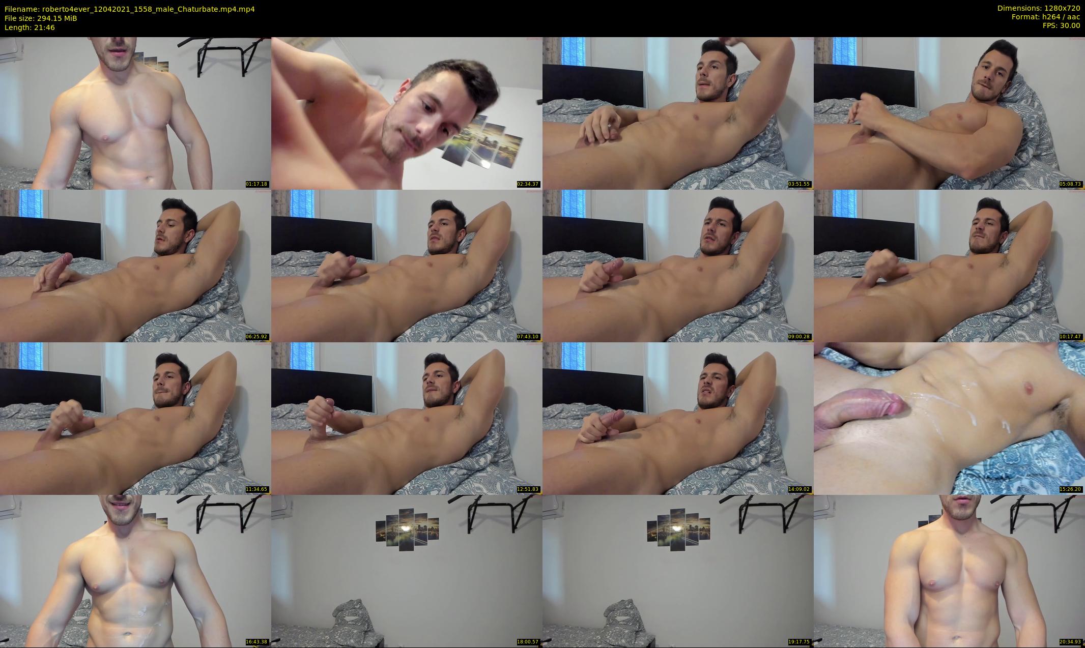 roberto4ever — 22 minute Chaturbate male cam show recording, 720p, Apr 12, 2021