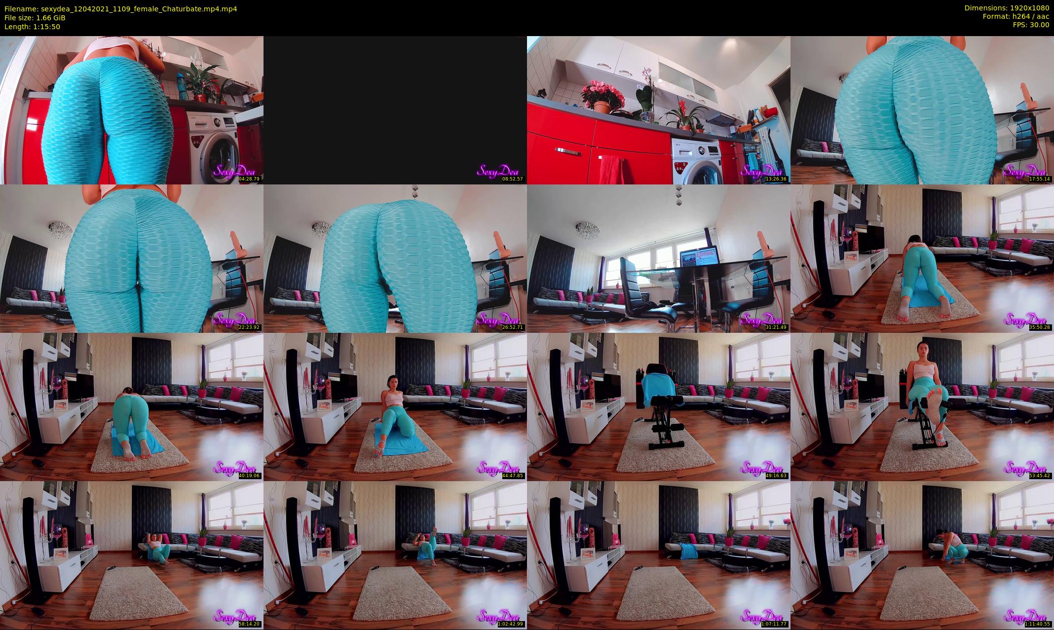sexydea — 76 minute Chaturbate female cam show recording, 1080p, Apr 12, 2021