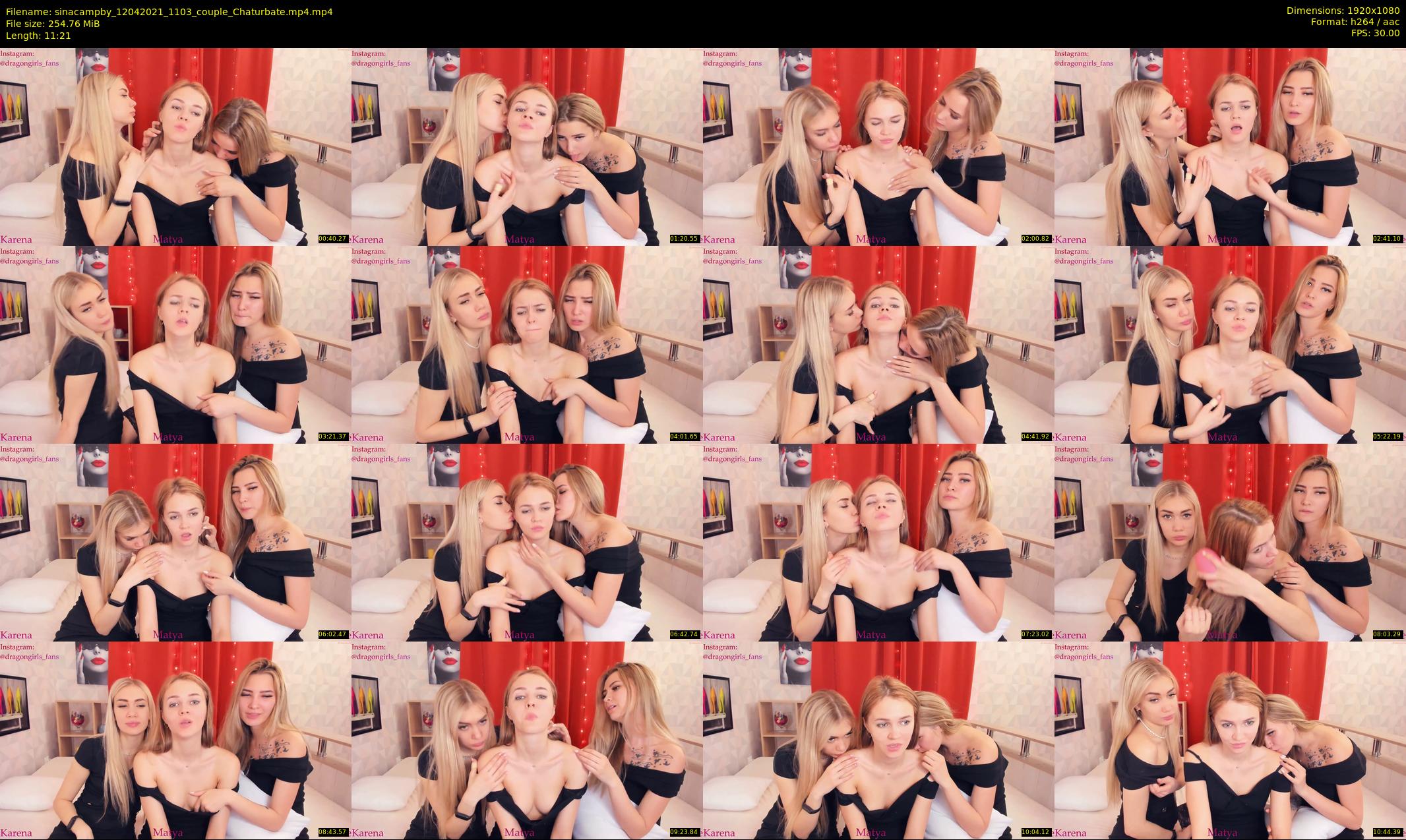 sinacampby — 12 minute Chaturbate couple cam show recording, 1080p, Apr 12, 2021