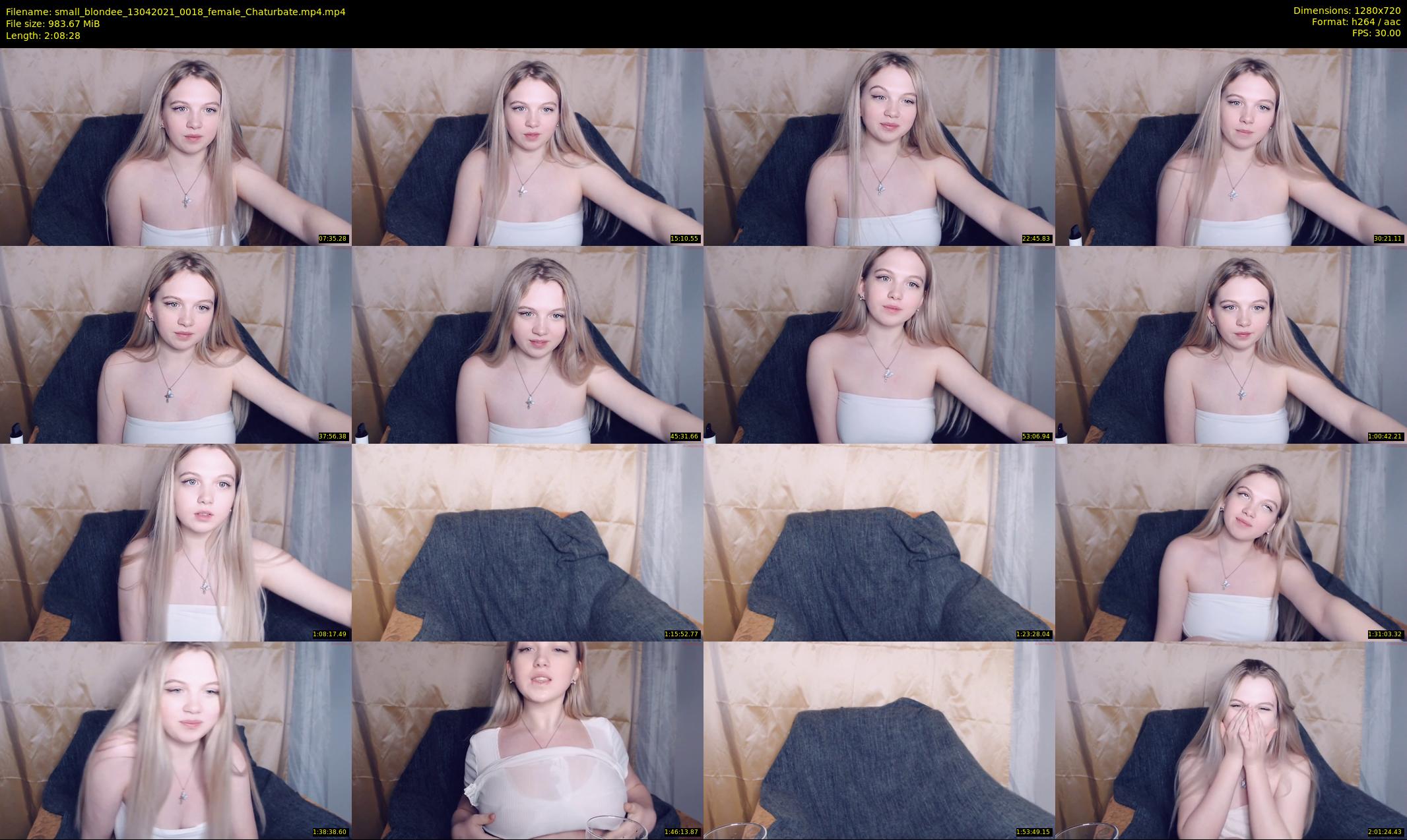 small_blondee — 129 minute Chaturbate female cam show recording, 720p, Apr 13, 2021
