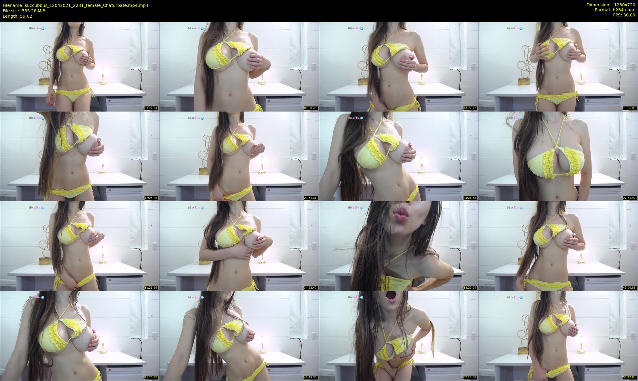 succubbus — 60 minute Chaturbate female cam show recording, 720p, Apr 12, 2021
