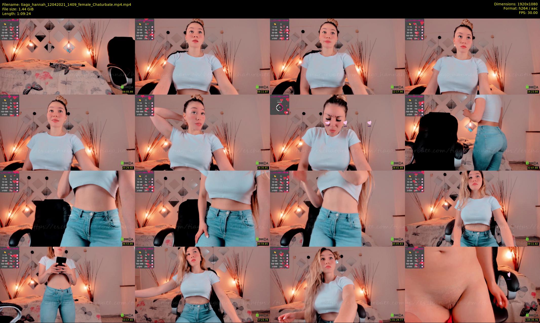 tiago_hannah — 70 minute Chaturbate couple cam show recording, 1080p, Apr 12, 2021