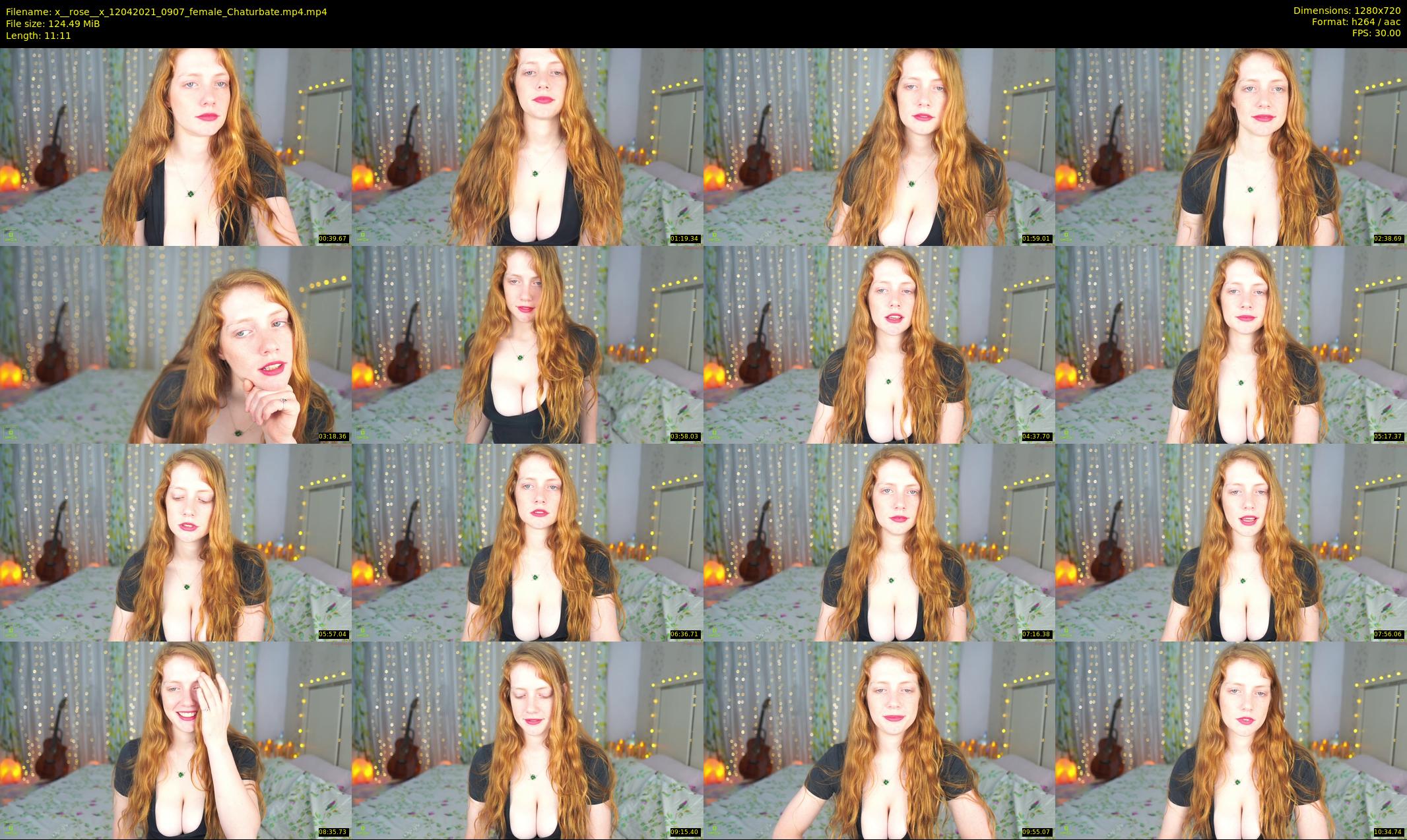 x__rose__x — 12 minute Chaturbate female cam show recording, 720p, Apr 12, 2021