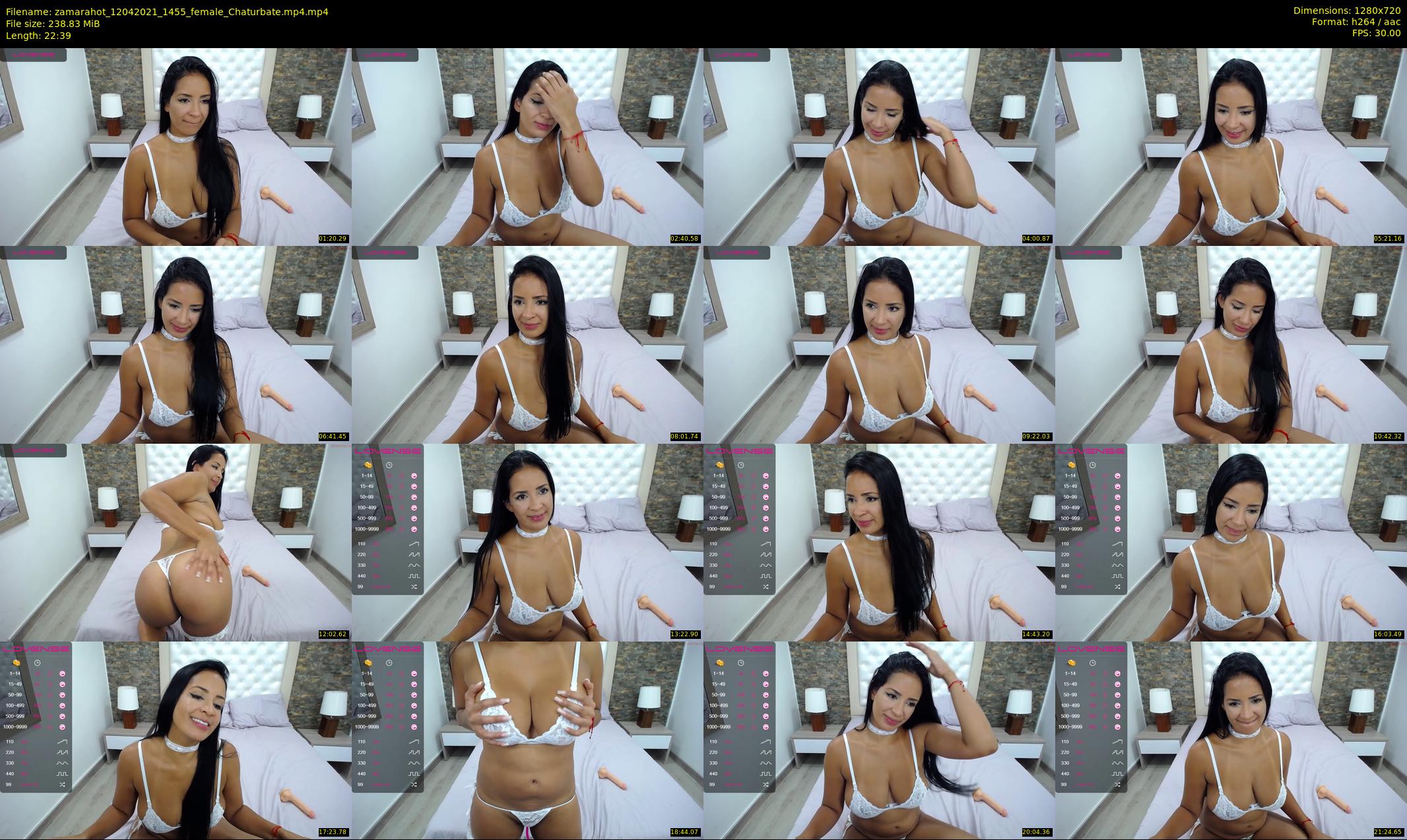zamarahot — 23 minute Chaturbate female cam show recording, 720p, Apr 12, 2021