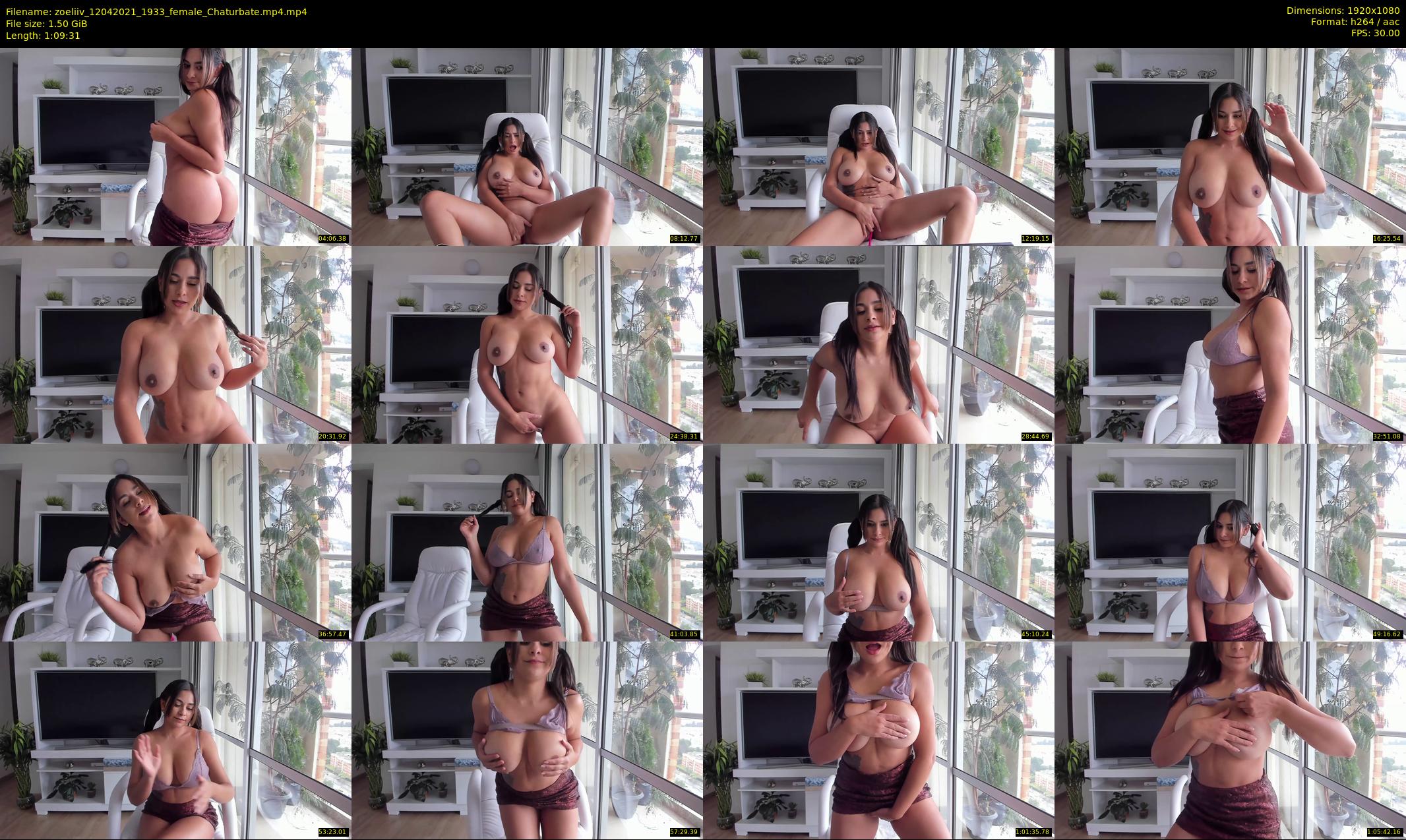 zoeliiv — 70 minute Chaturbate female cam show recording, 1080p, Apr 12, 2021